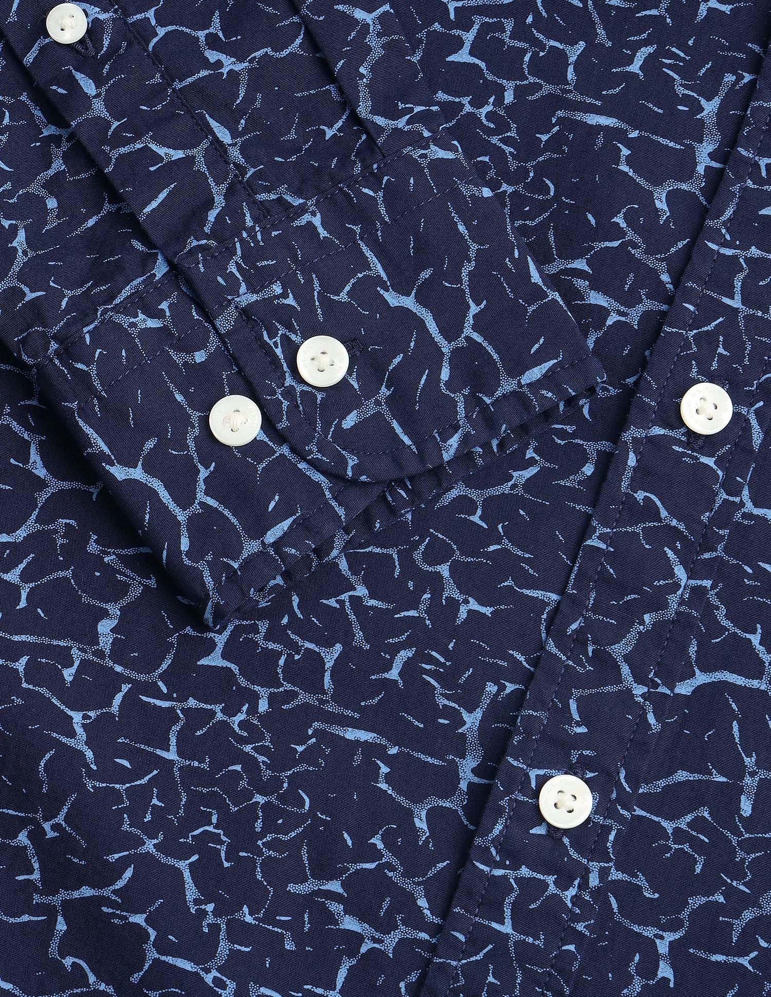 Cutaway Collar Cotton Shirt - Image 8