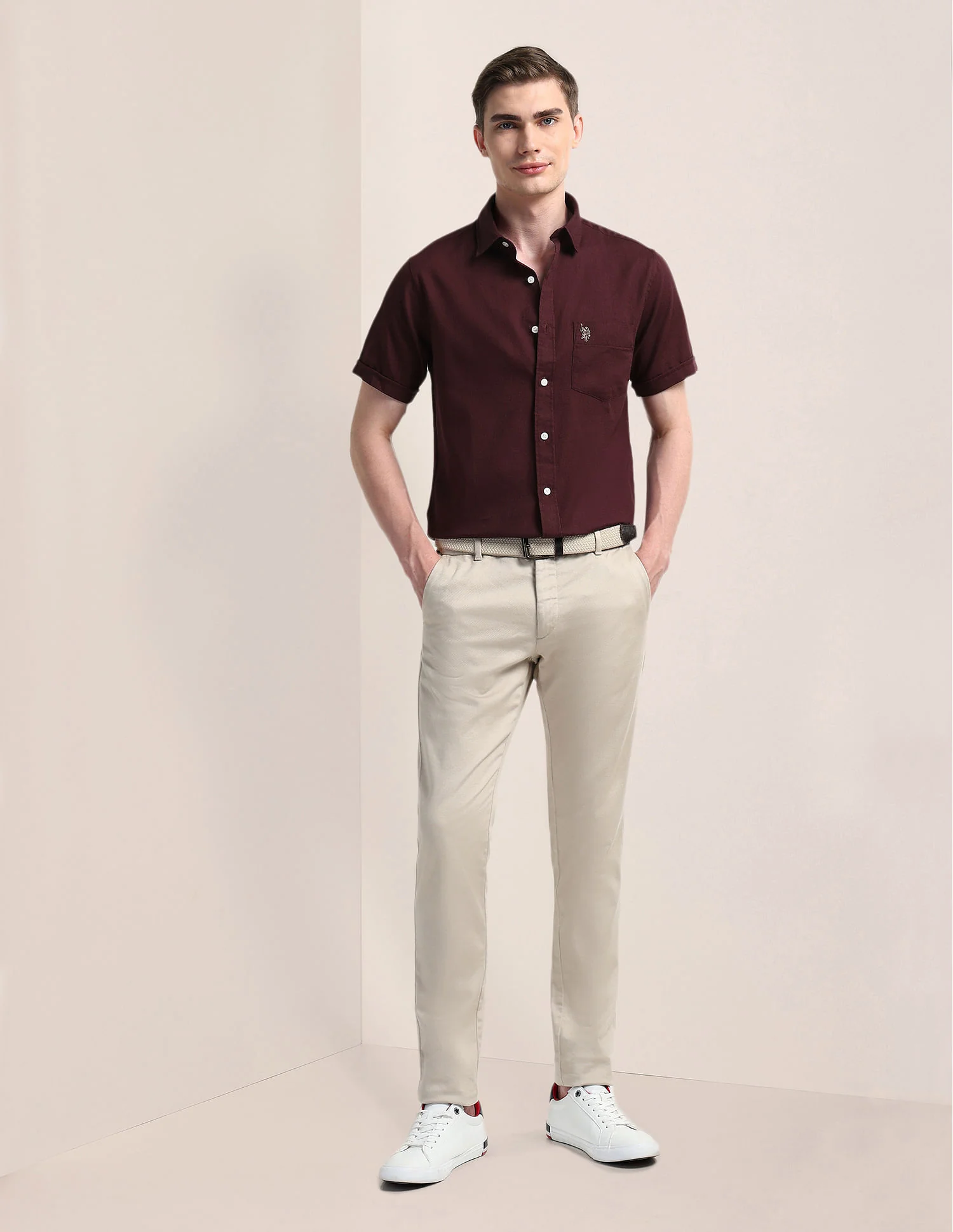 Cutaway Collar Premium Cotton Shirt - Image 3