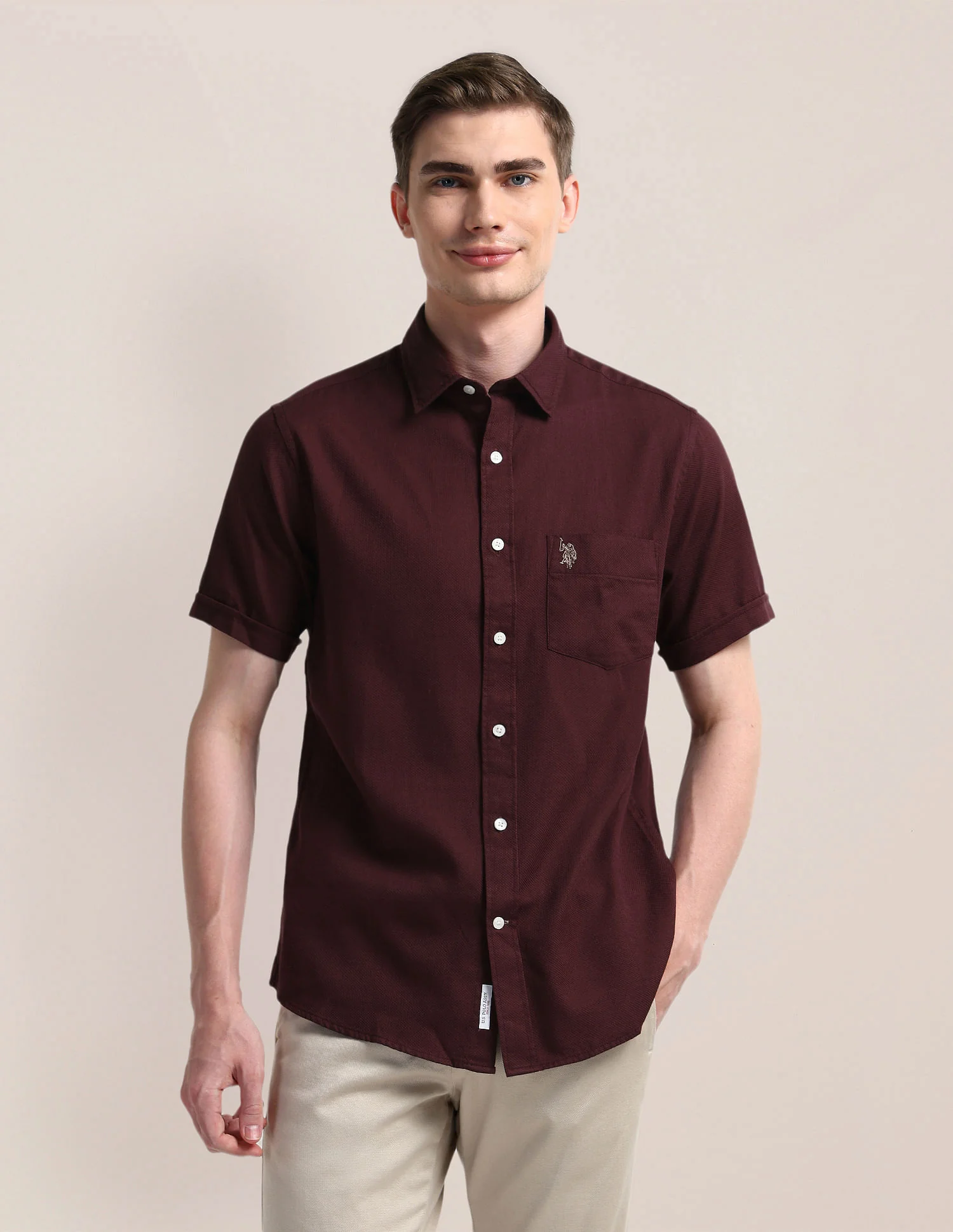 Cutaway Collar Premium Cotton Shirt - Image 6