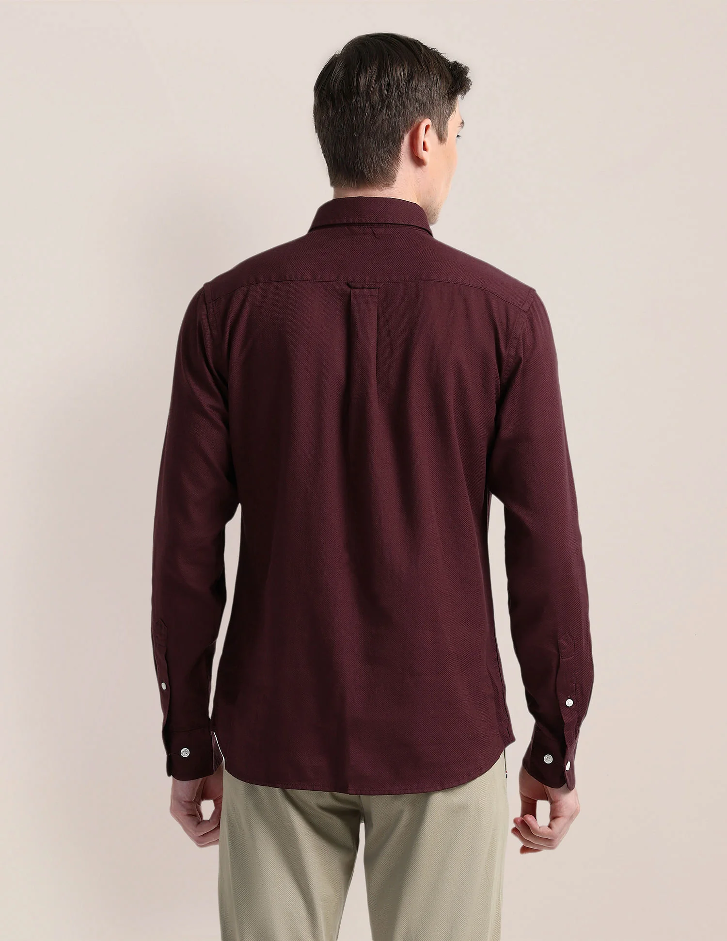 Cutaway Collar Premium Cotton Shirt - Image 5