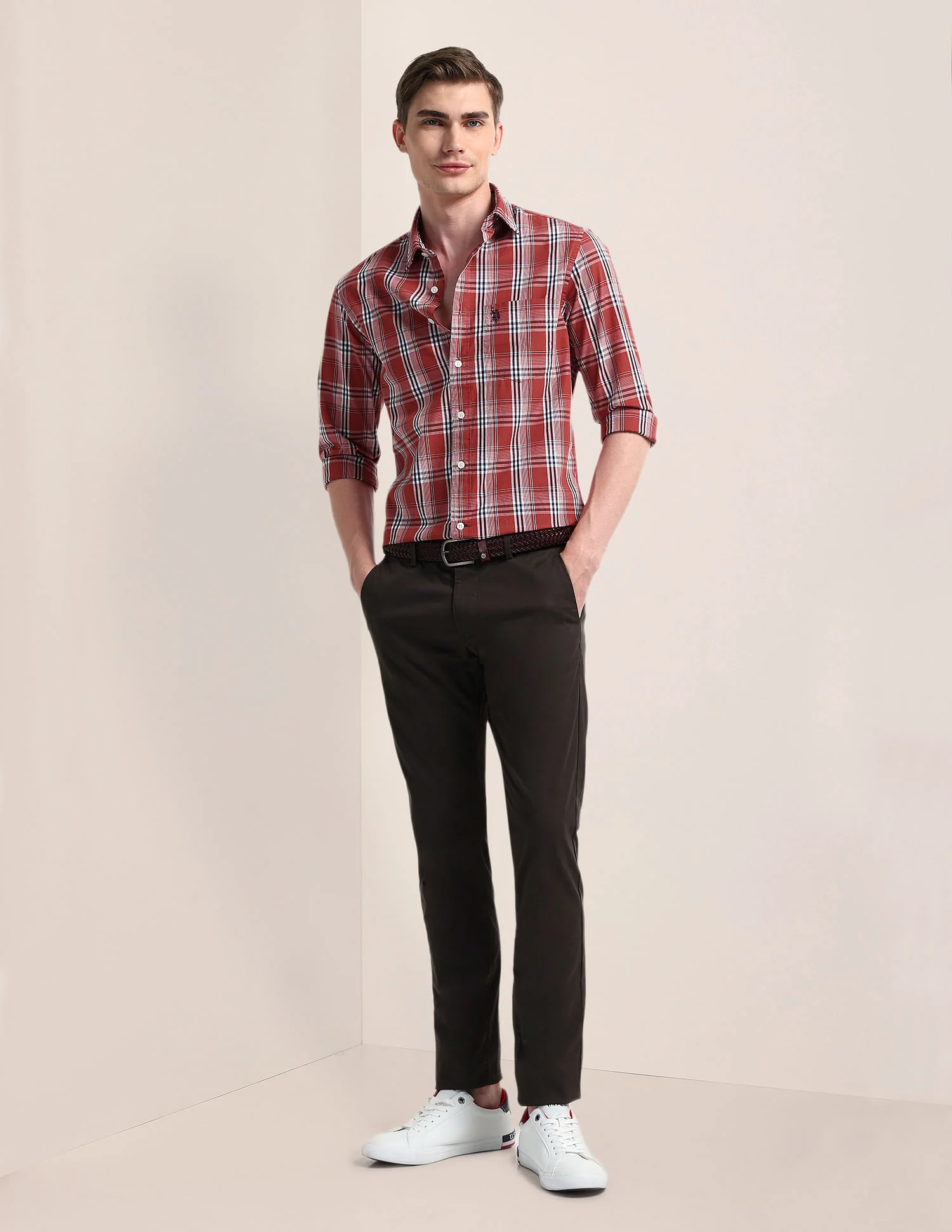 Cutaway Collar Premium Cotton Shirt - Image 3
