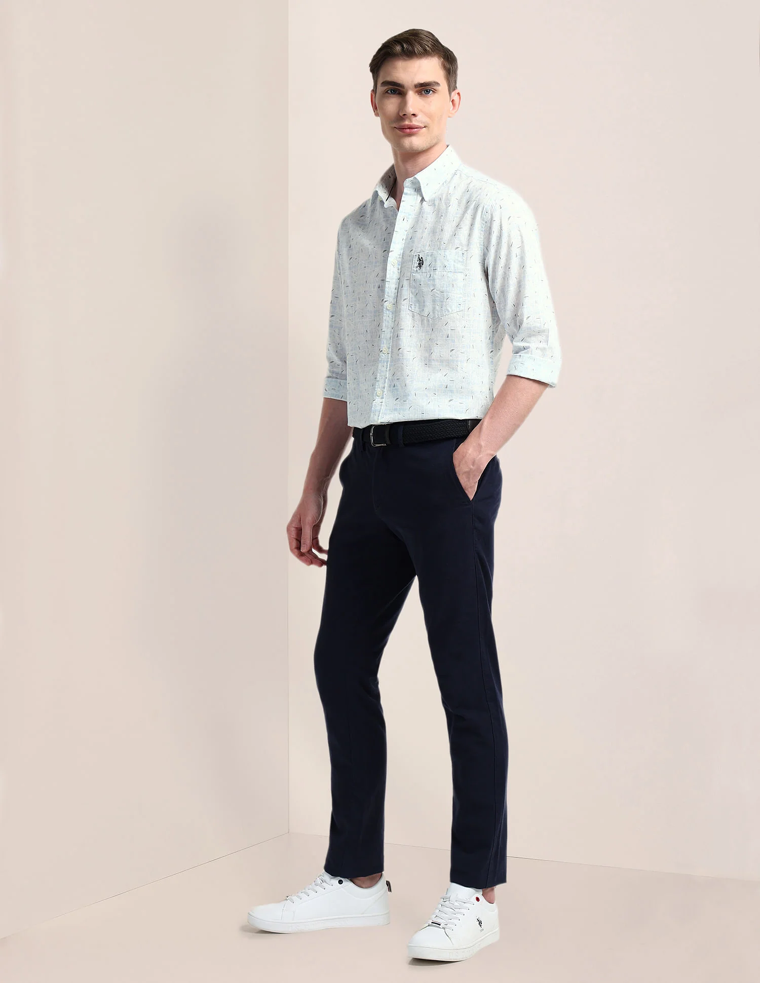 Cutaway Collar Premium Cotton Shirt - Image 3