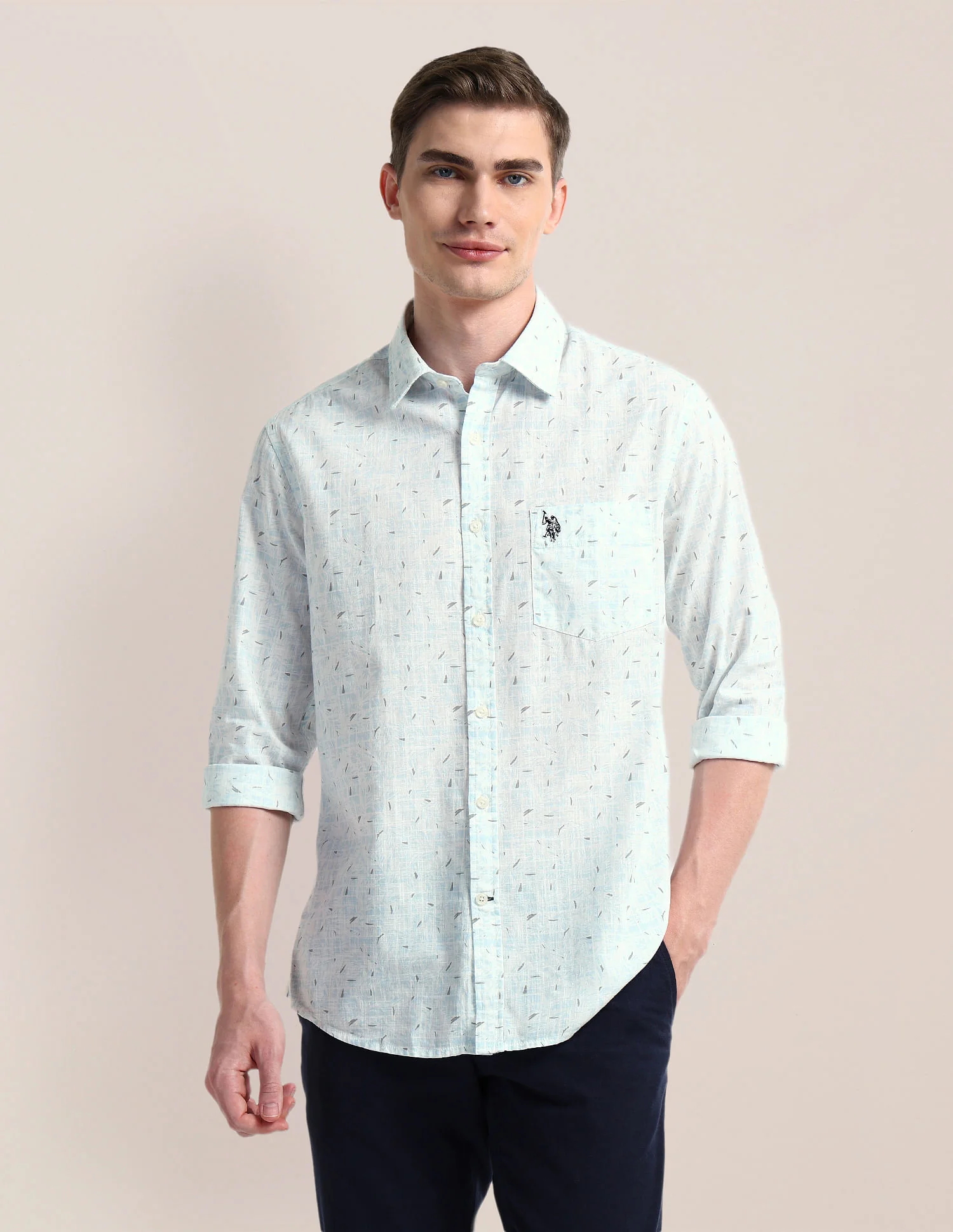 Cutaway Collar Premium Cotton Shirt - Image 6