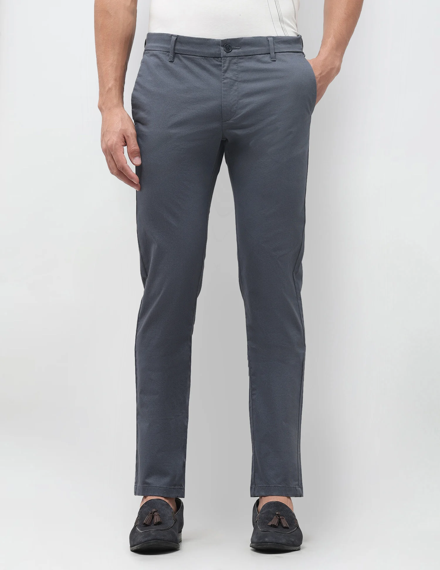 Denver Slim Fit All Over Printed Trousers - Image 6