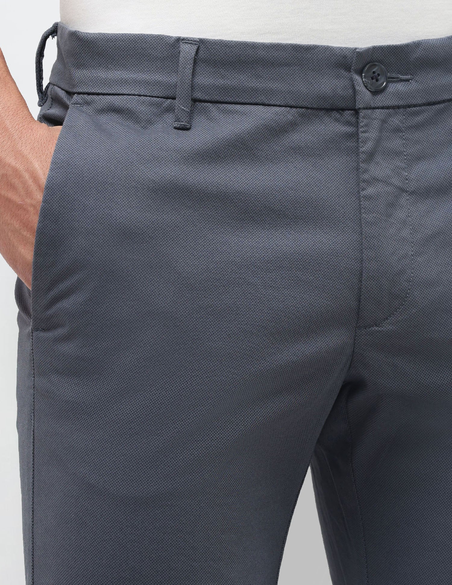 Denver Slim Fit All Over Printed Trousers - Image 7