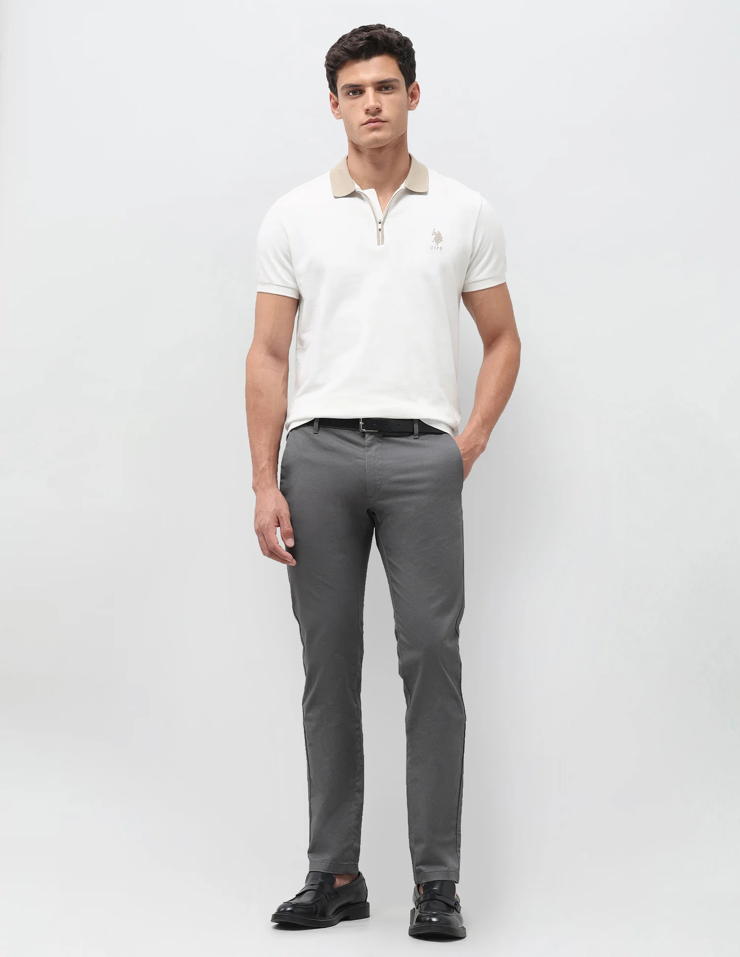 Denver Slim Fit All Over Printed Trousers - Image 3
