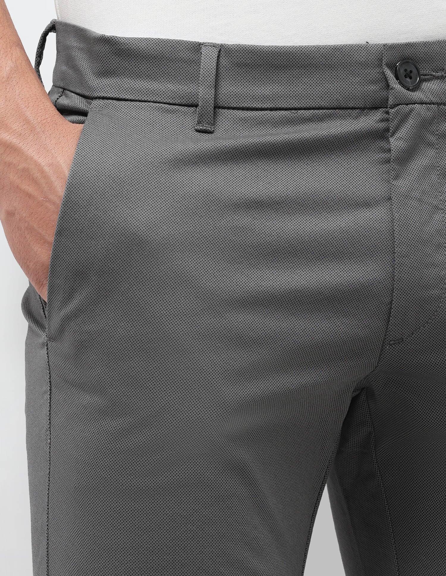 Denver Slim Fit All Over Printed Trousers - Image 7