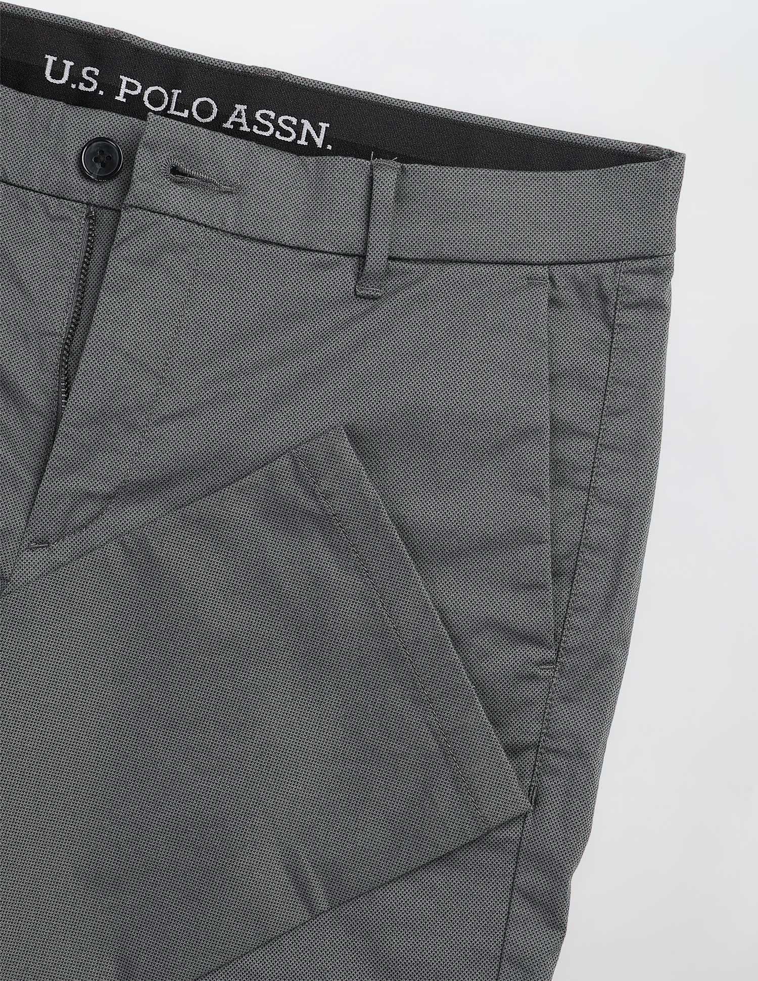 Denver Slim Fit All Over Printed Trousers - Image 9