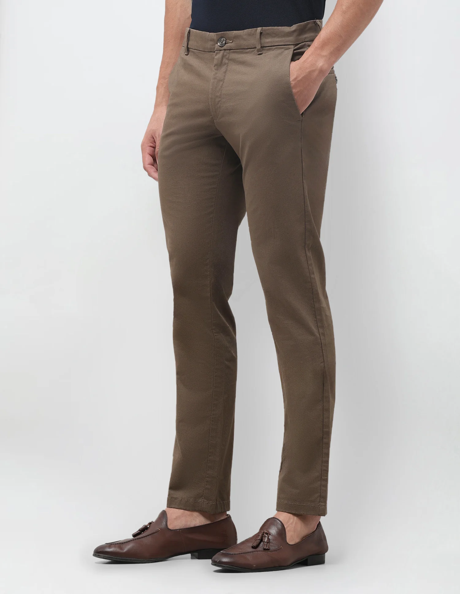 Denver Slim Fit All Over Printed Trousers - Image 4