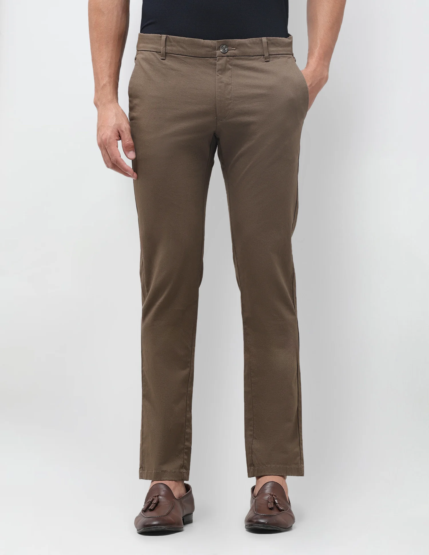Denver Slim Fit All Over Printed Trousers - Image 6