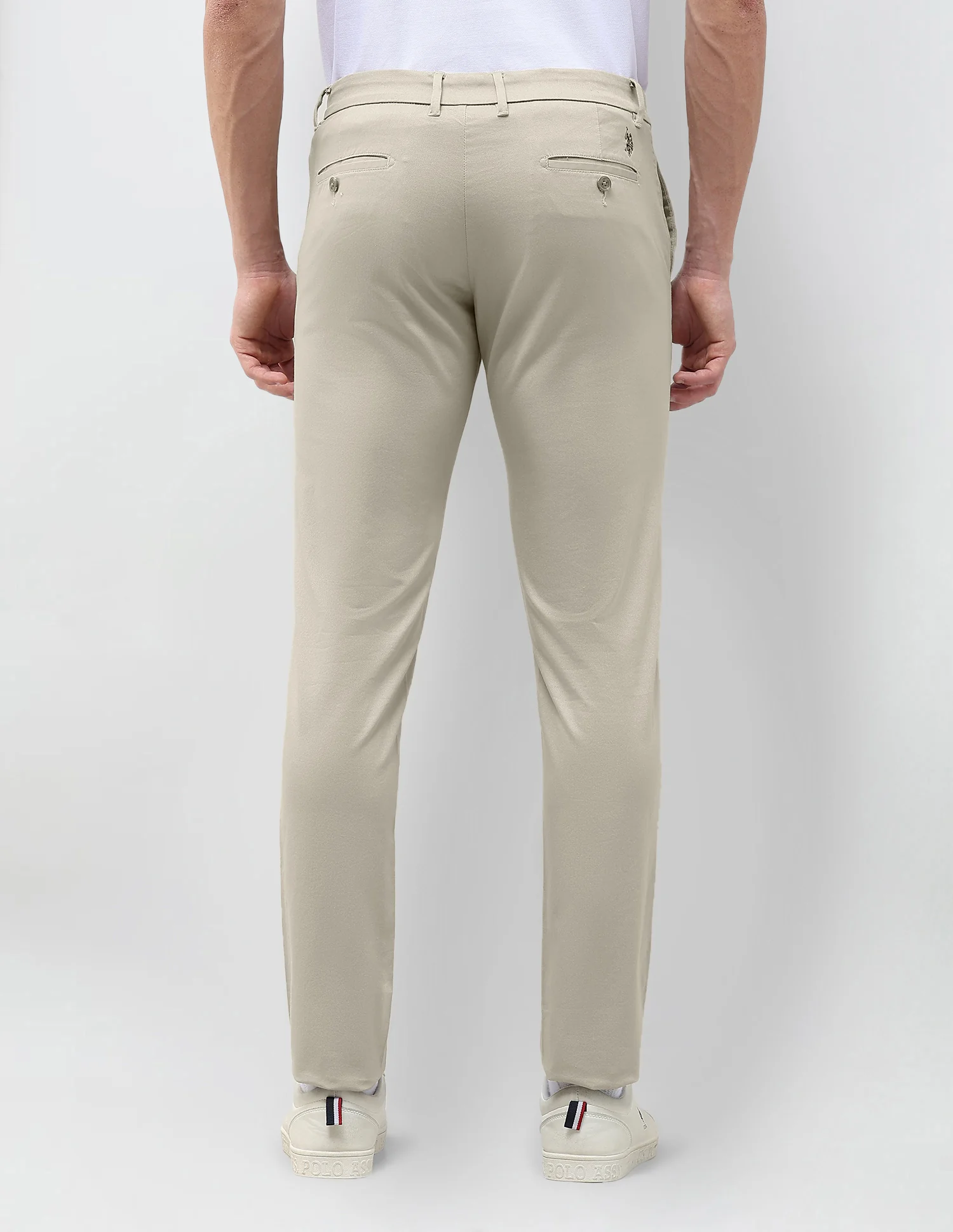 Denver Slim Fit Dobby Trousers - Image 5