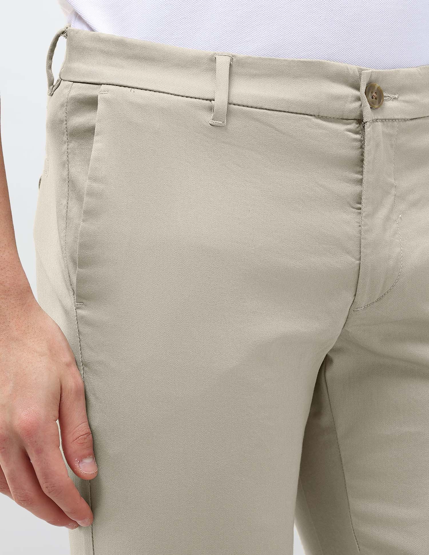 Denver Slim Fit Dobby Trousers - Image 7