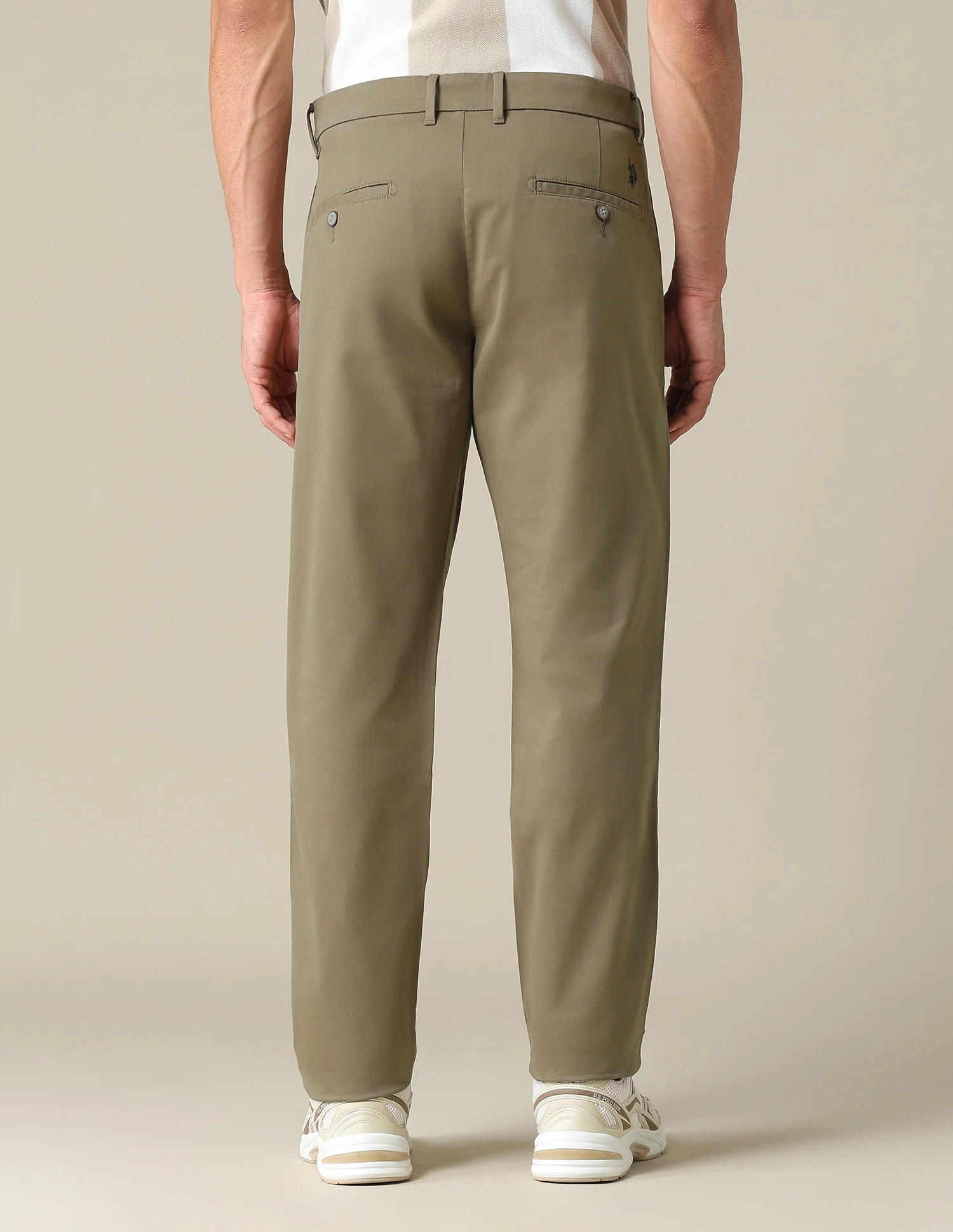 Denver Slim Fit Dobby Trousers - Image 5
