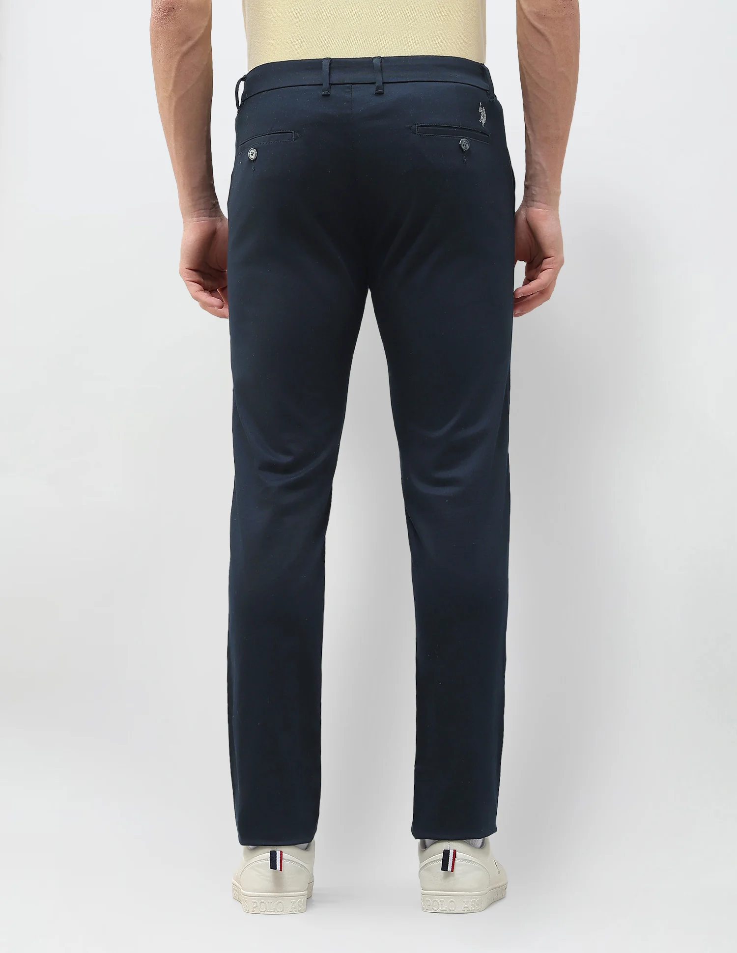 Denver Slim Fit Dobby Trousers - Image 5