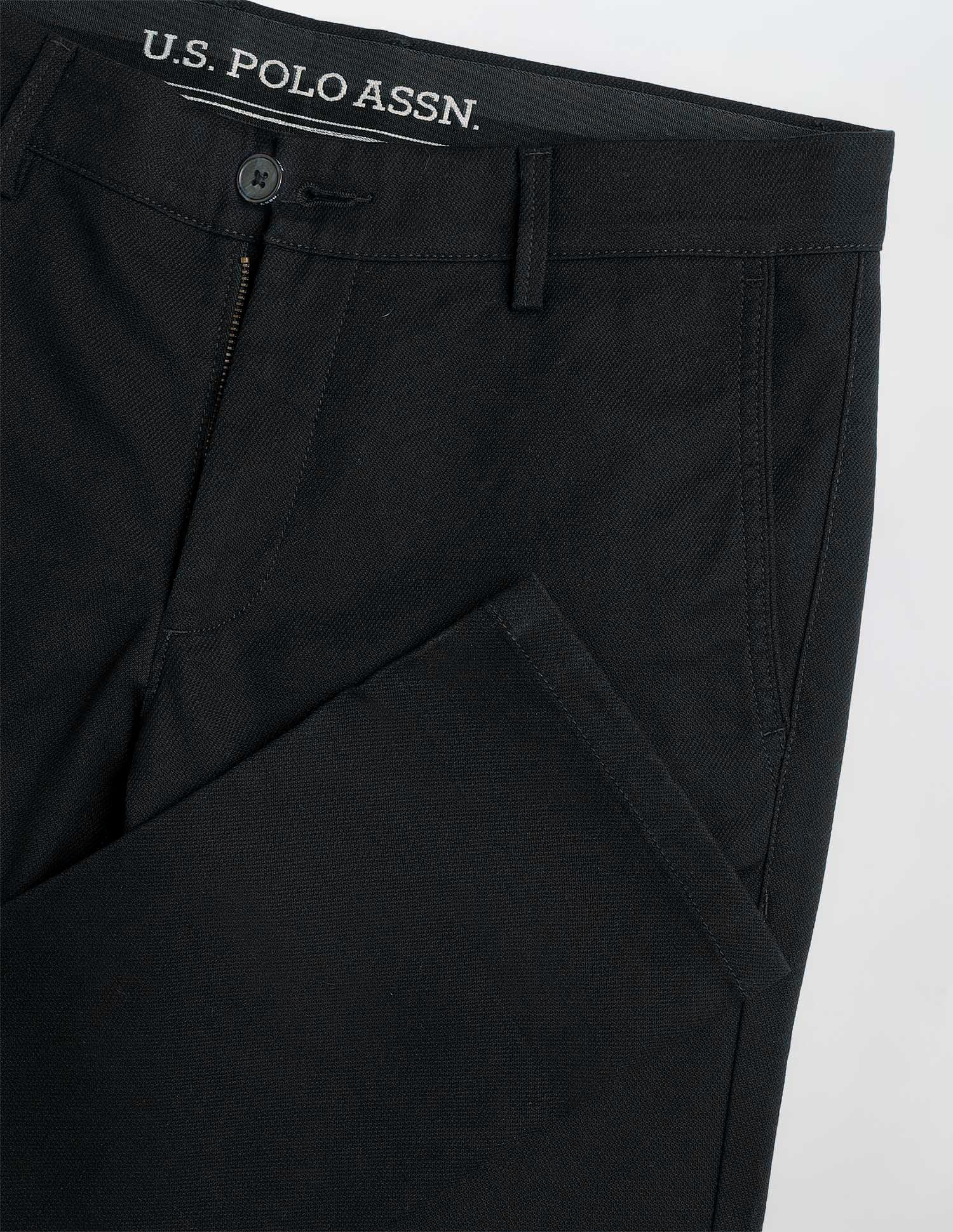 Denver Slim Fit Dobby Trousers - Image 9