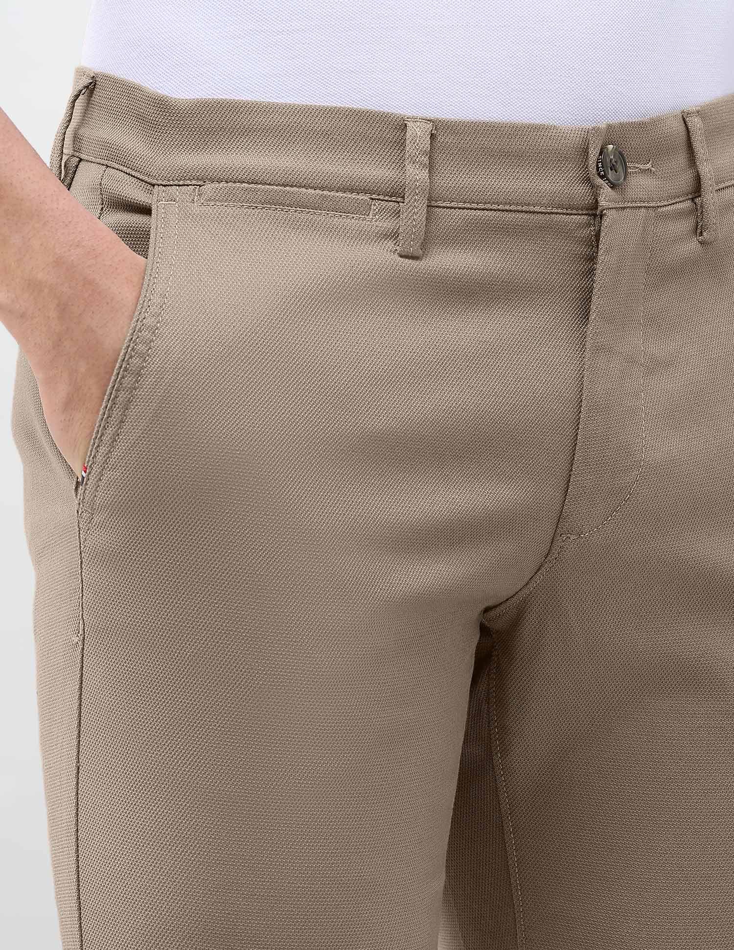 Denver Slim Fit Dobby Trousers - Image 7