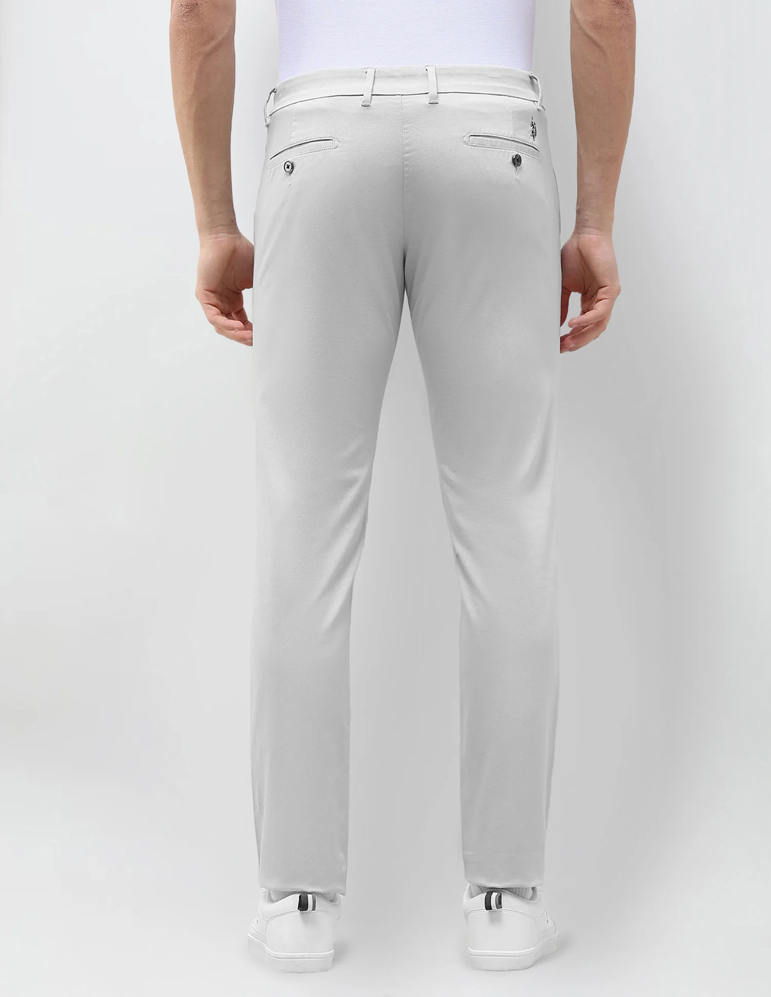 Denver Slim Fit Dobby Trousers - Image 5