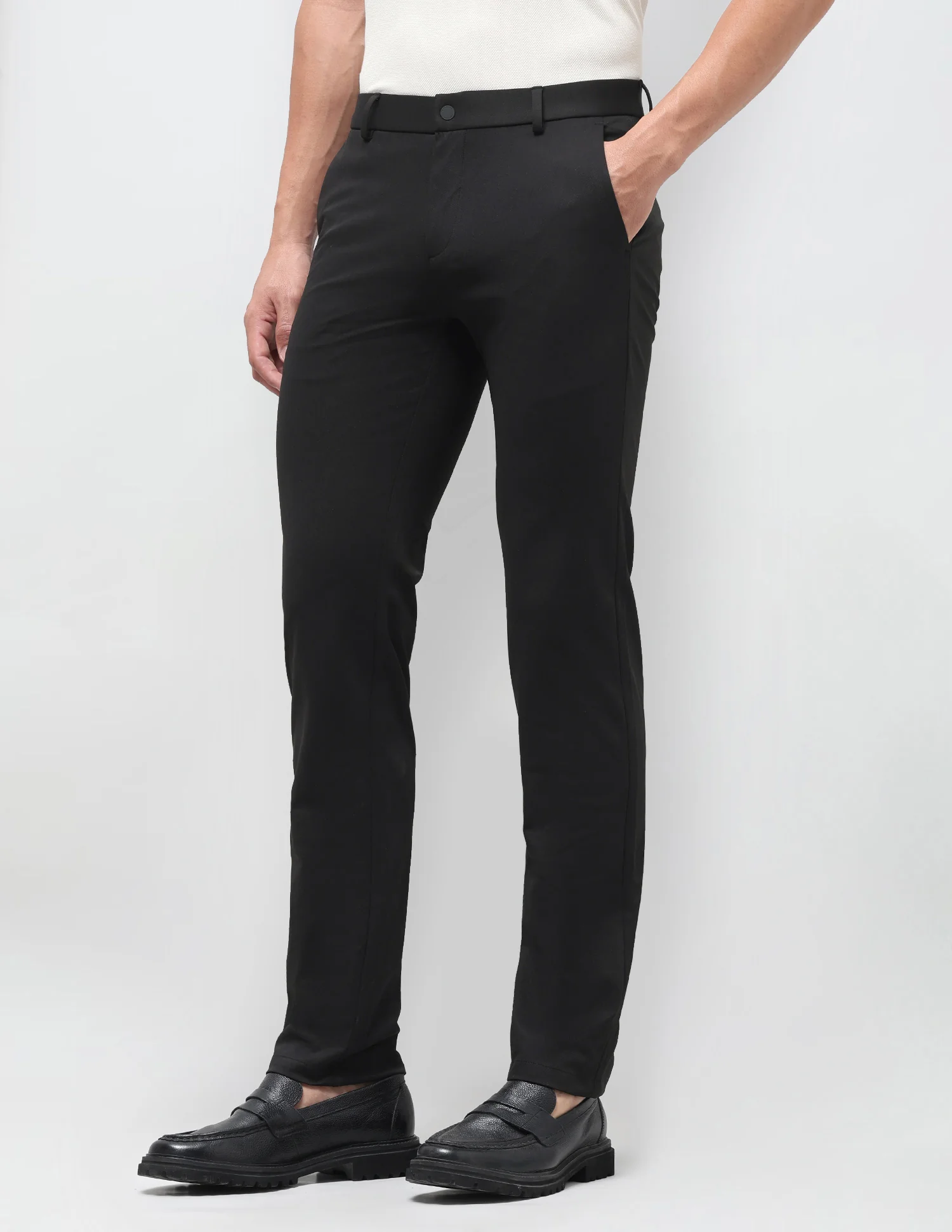 Denver Slim Fit Knitted Trousers - Image 4