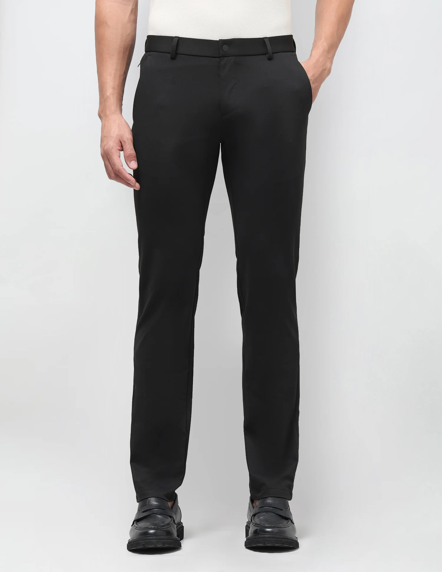 Denver Slim Fit Knitted Trousers - Image 6
