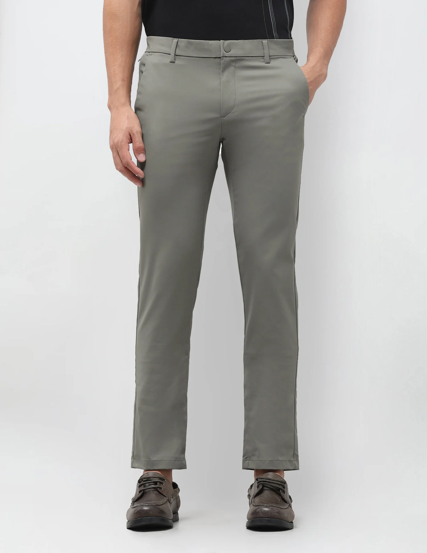 Denver Slim Fit Mid Rise Trousers - Image 6