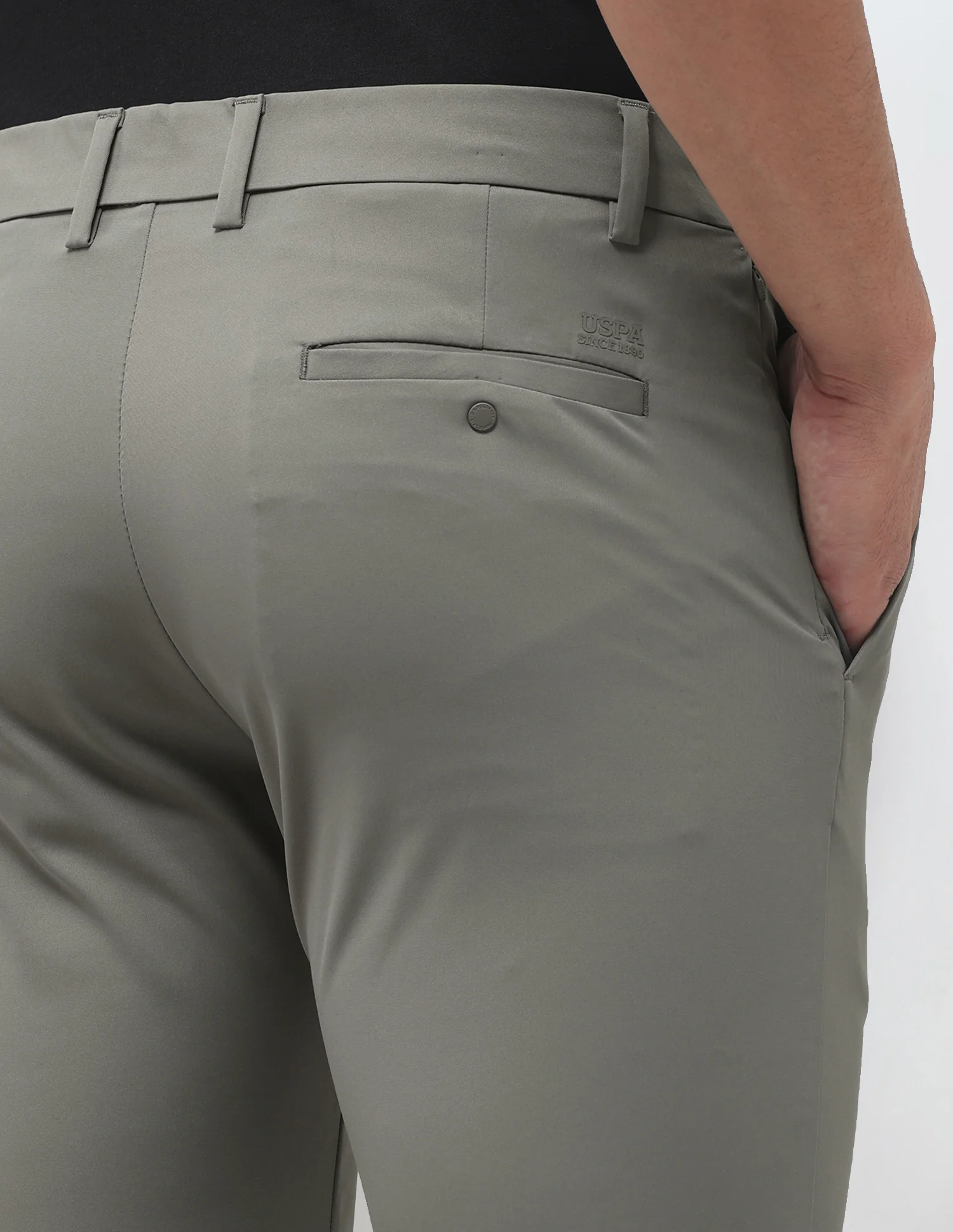 Denver Slim Fit Mid Rise Trousers - Image 8