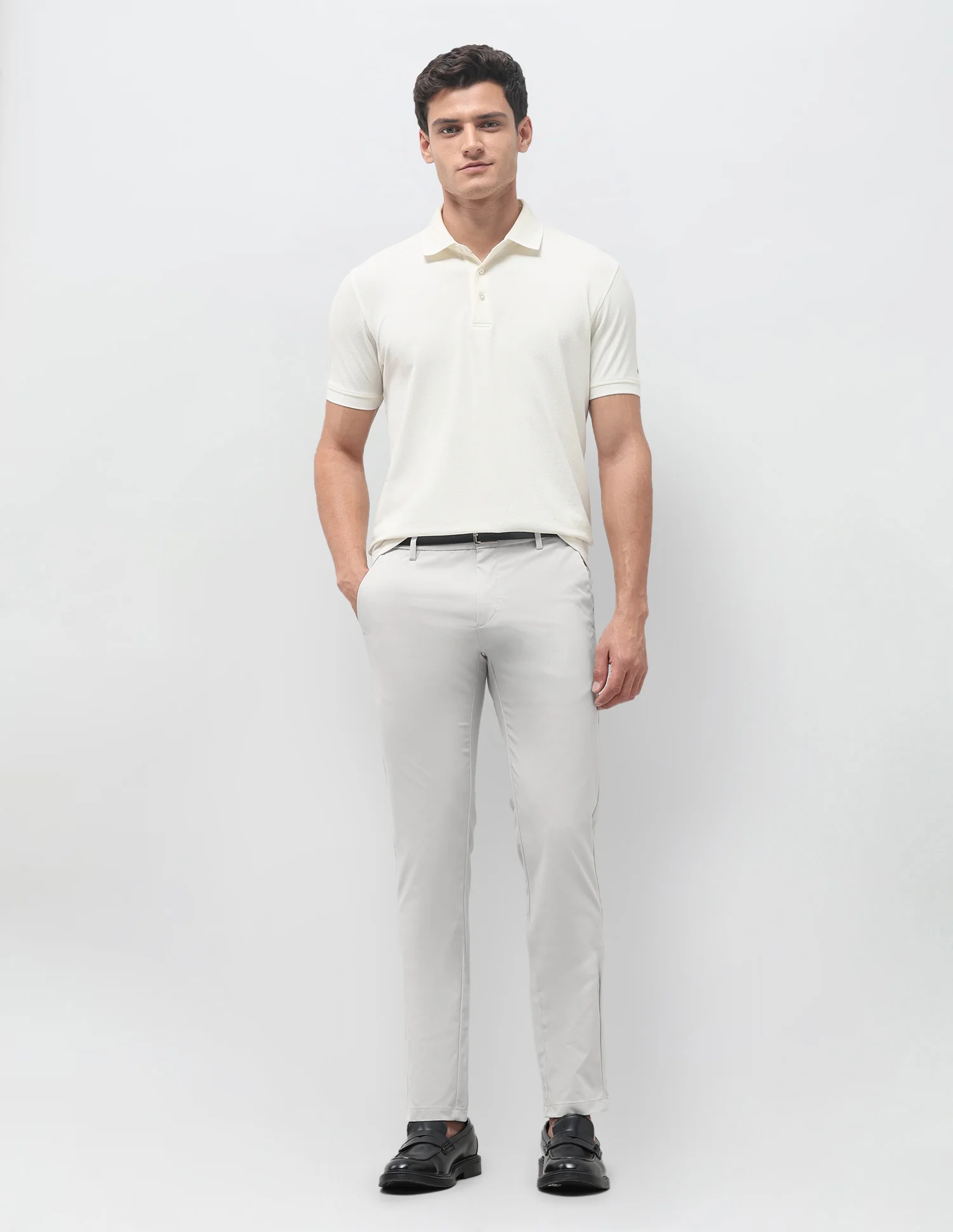 Denver Slim Fit Mid Rise Trousers - Image 3