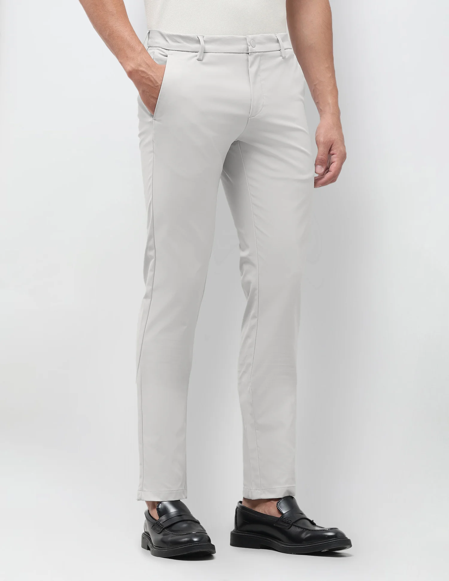 Denver Slim Fit Mid Rise Trousers - Image 4
