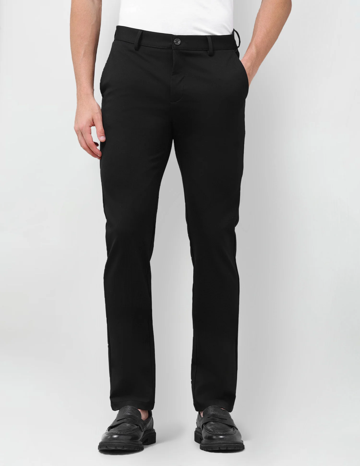 Denver Slim Fit Mid Rise Trousers - Image 6