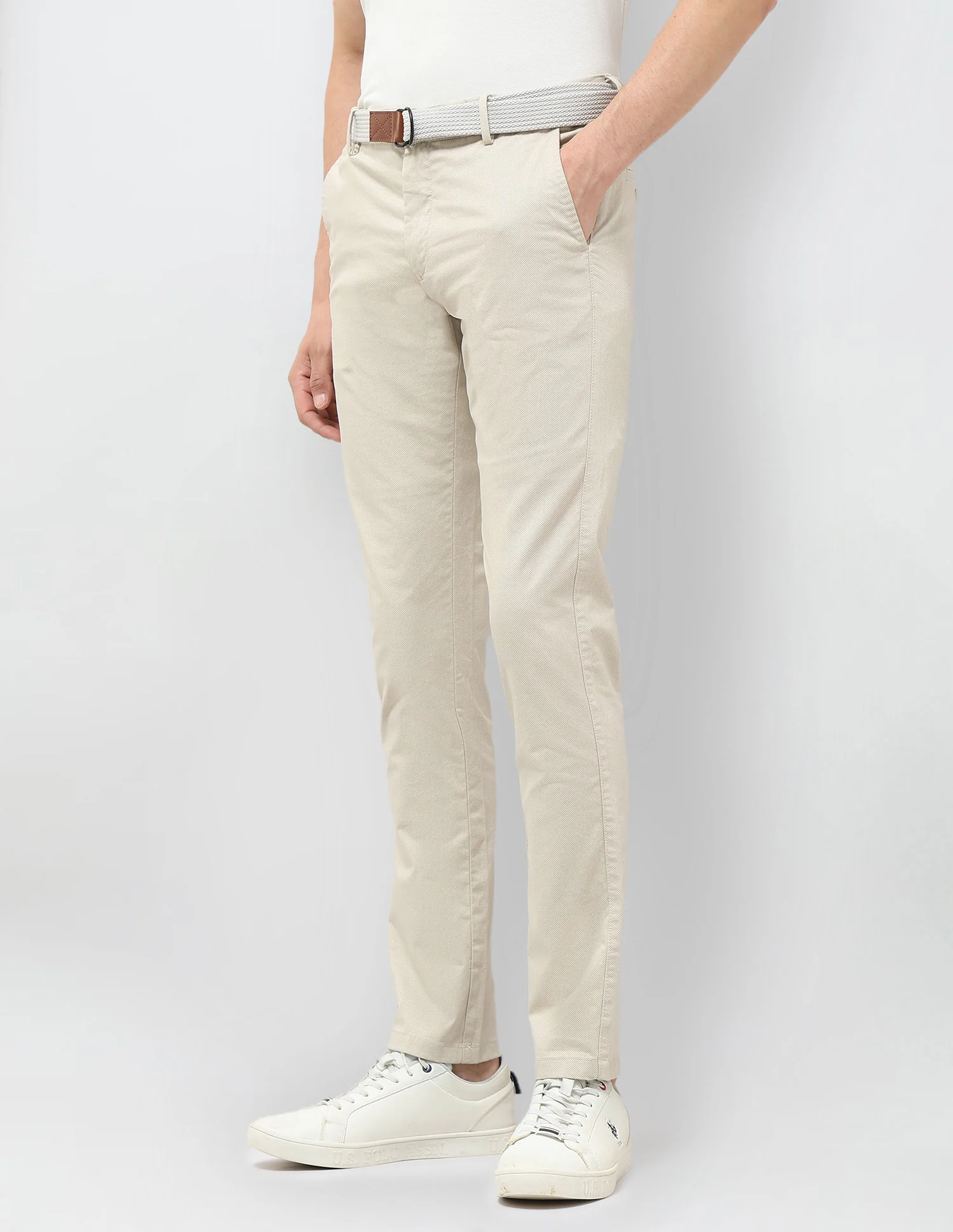 Denver Slim Fit Mid Rise Trousers - Image 4