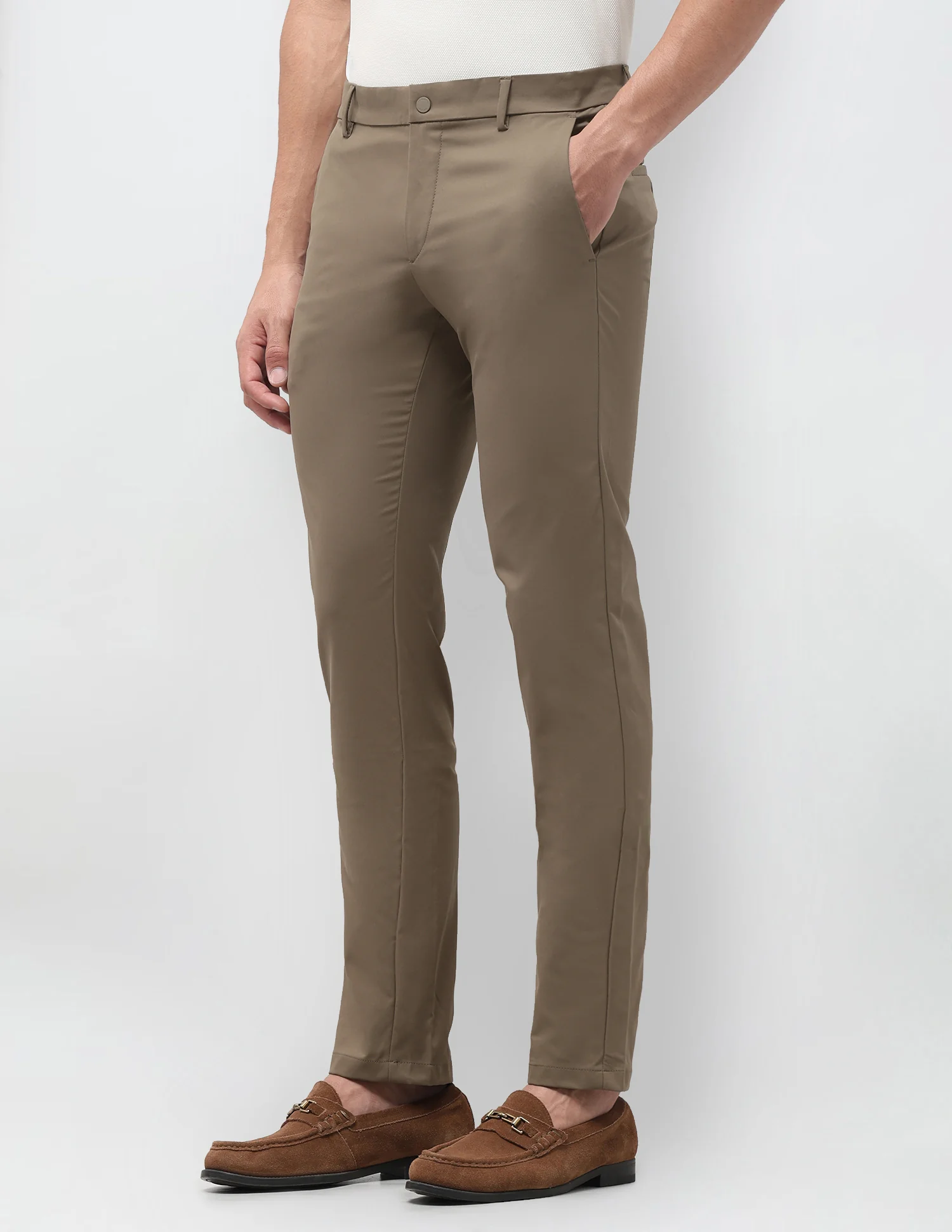 Denver Slim Fit Mid Rise Trousers - Image 4
