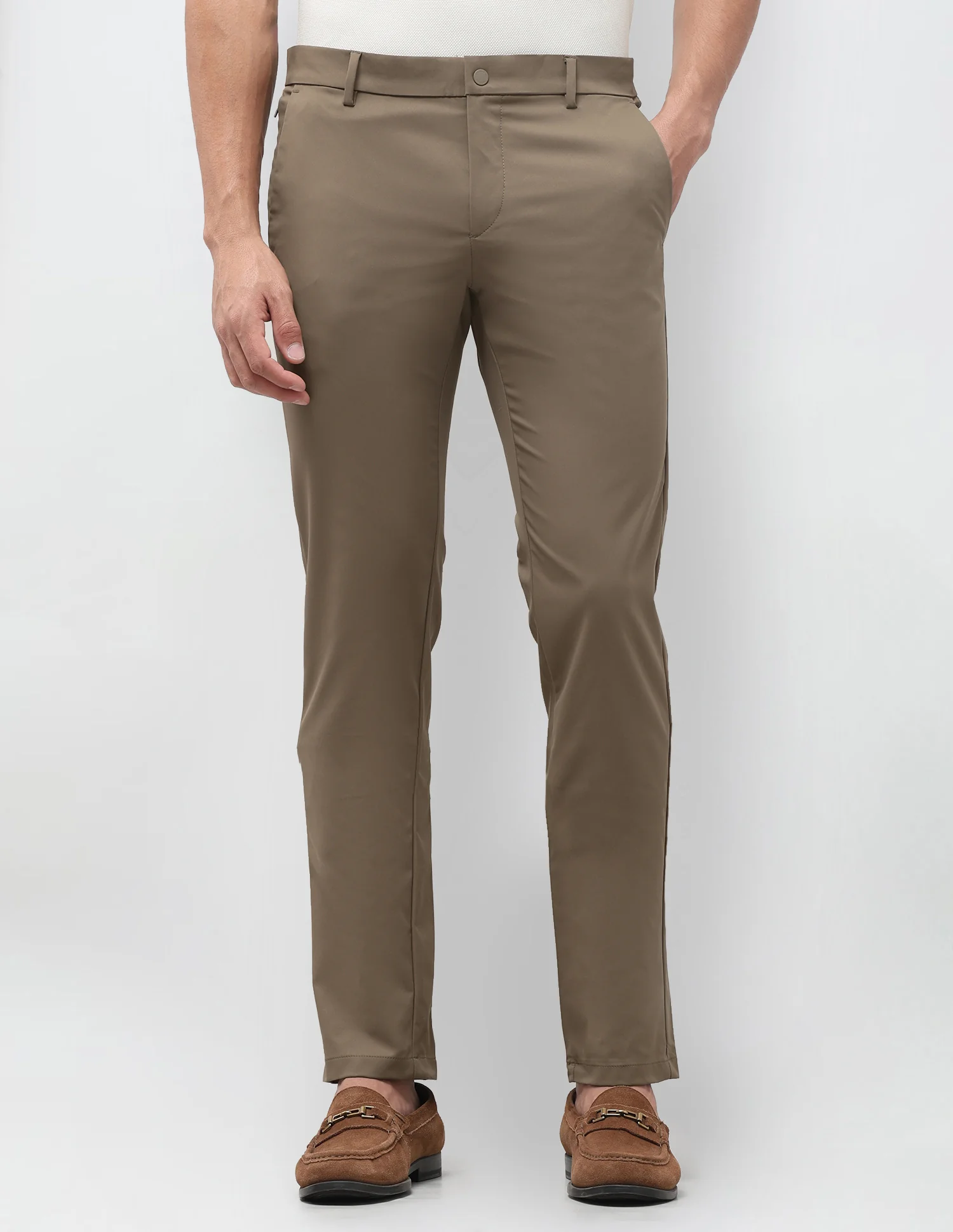 Denver Slim Fit Mid Rise Trousers - Image 6