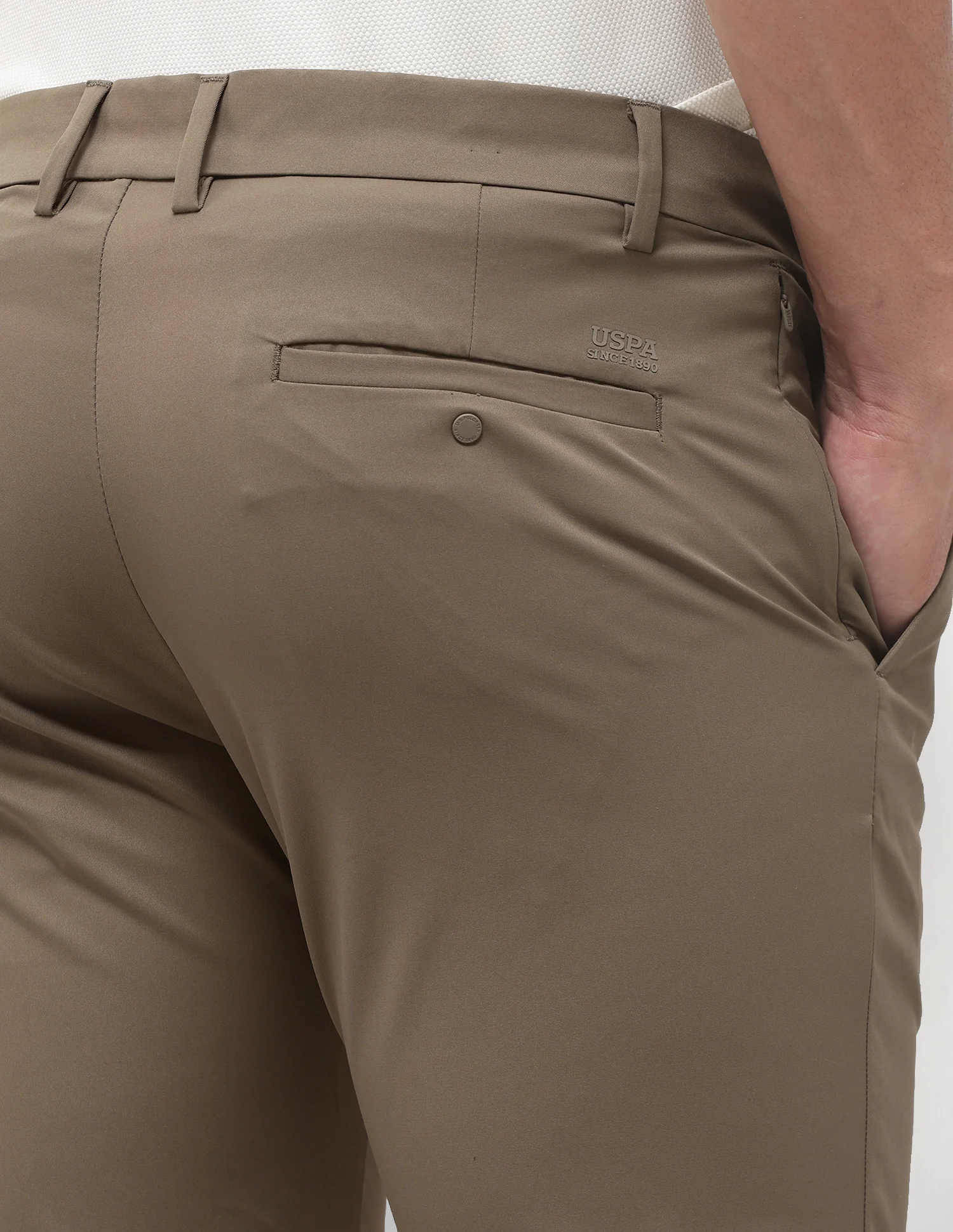 Denver Slim Fit Mid Rise Trousers - Image 8