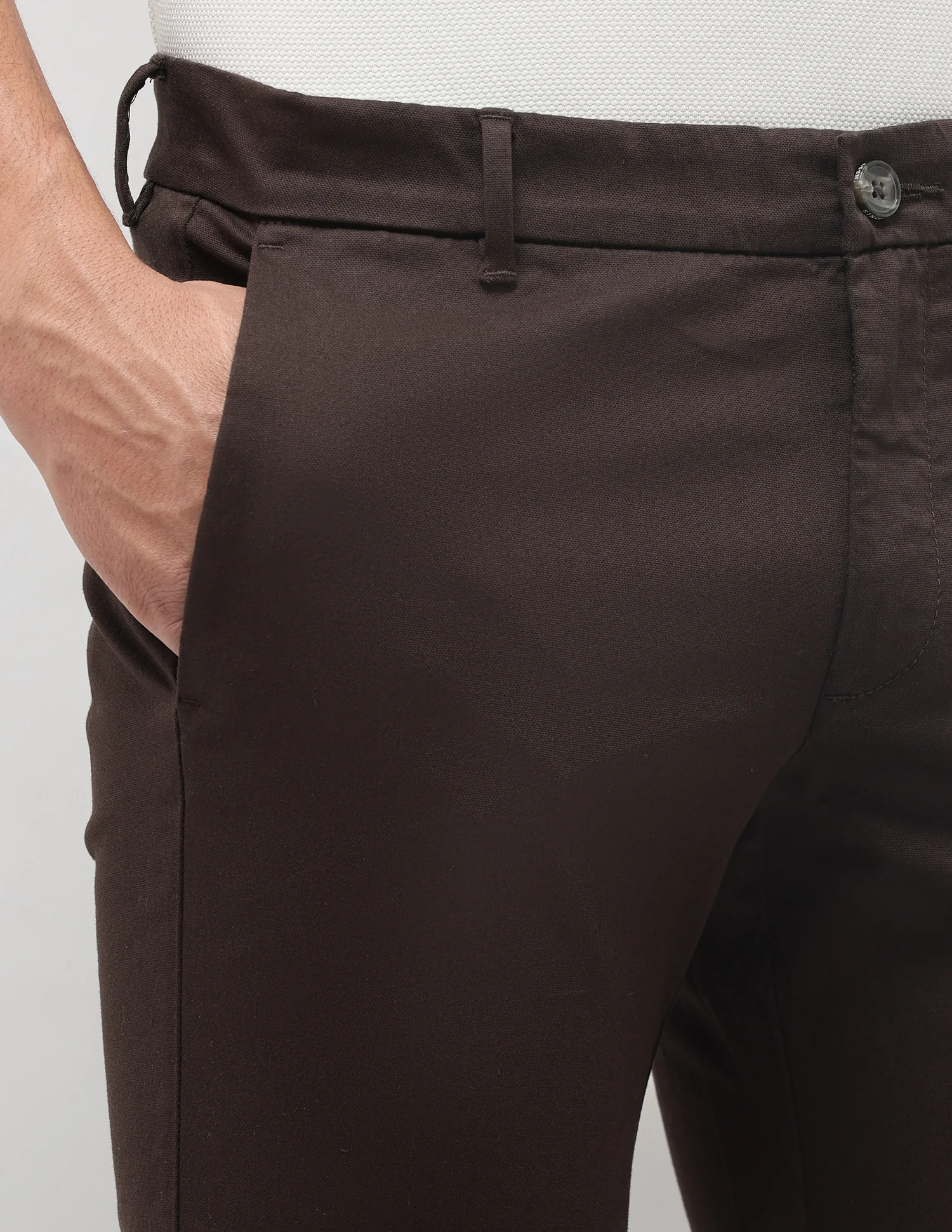 Denver Slim Fit Mid Rise Trousers - Image 7