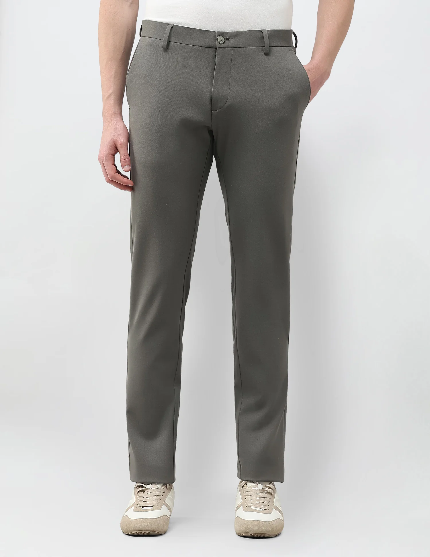 Denver Slim Fit Mid Rise Trousers - Image 6