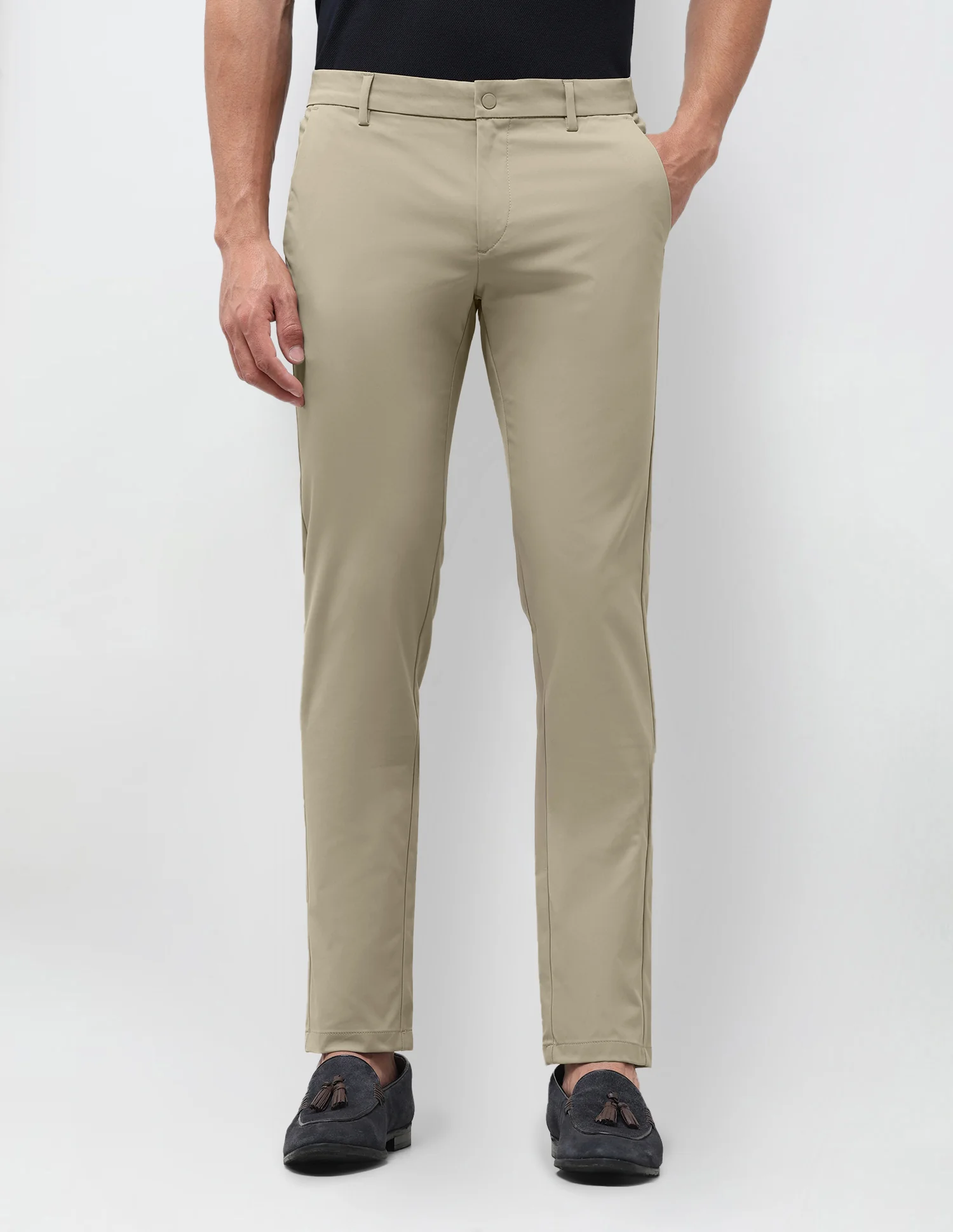 Denver Slim Fit Mid Rise Trousers - Image 6