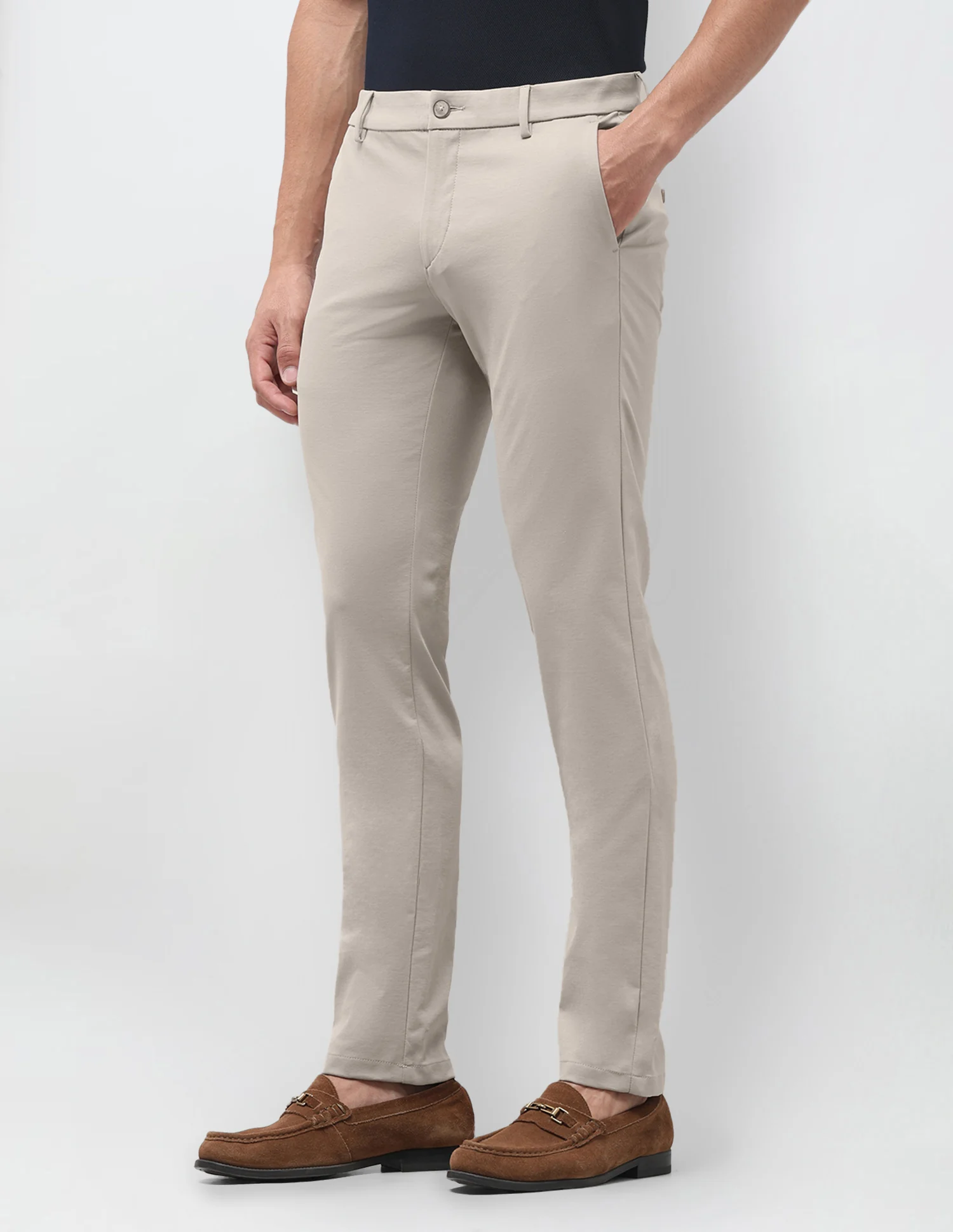 Denver Slim Fit Mid Rise Trousers - Image 4