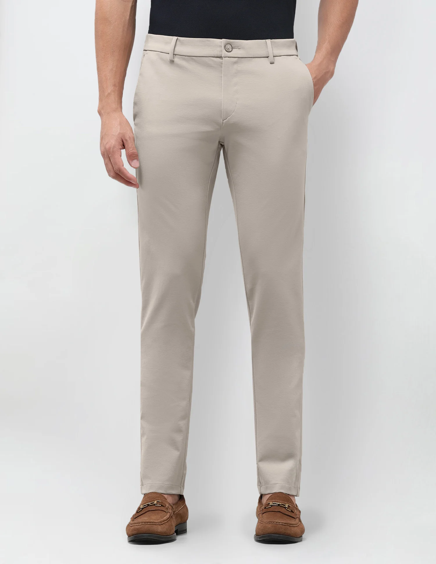 Denver Slim Fit Mid Rise Trousers - Image 6