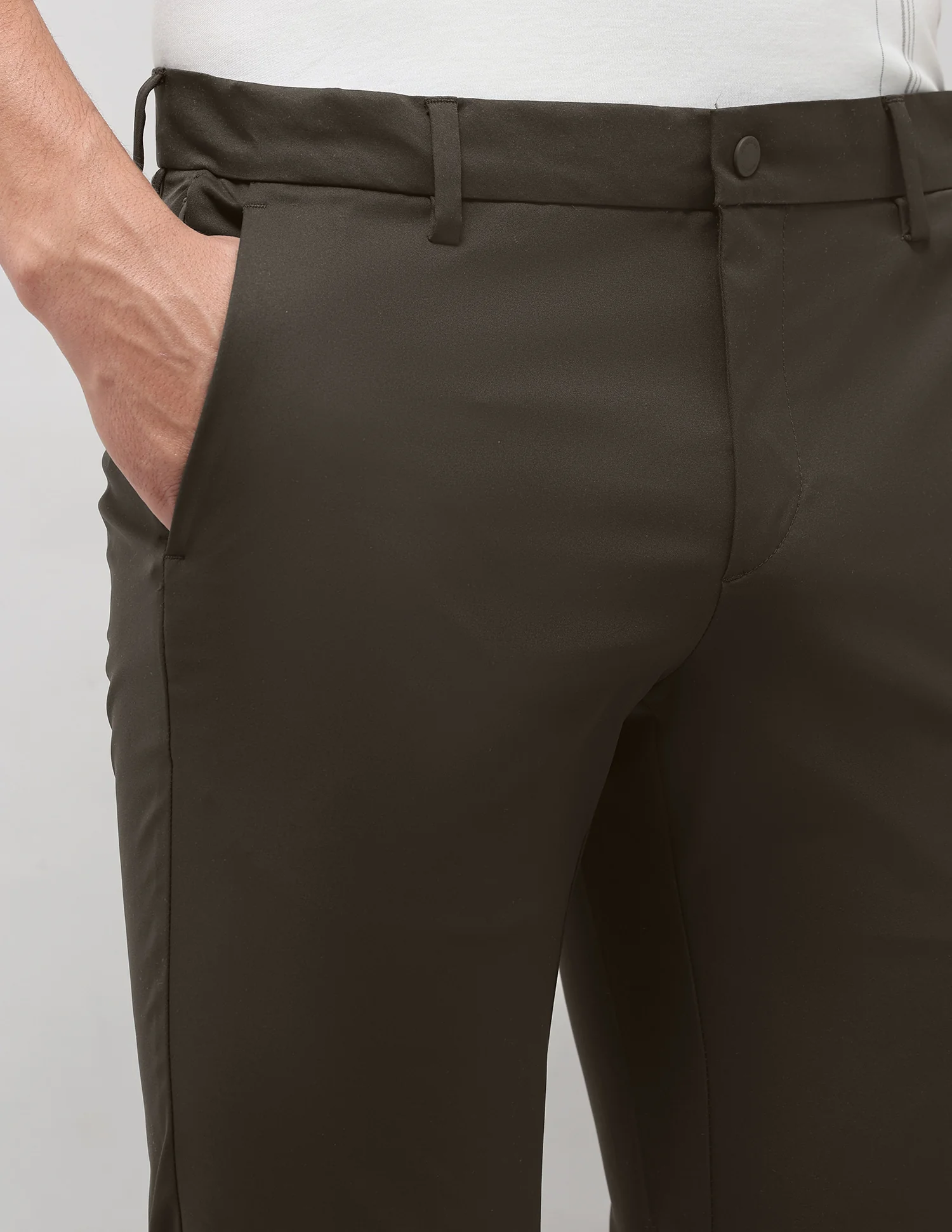 Denver Slim Fit Mid Rise Trousers - Image 7