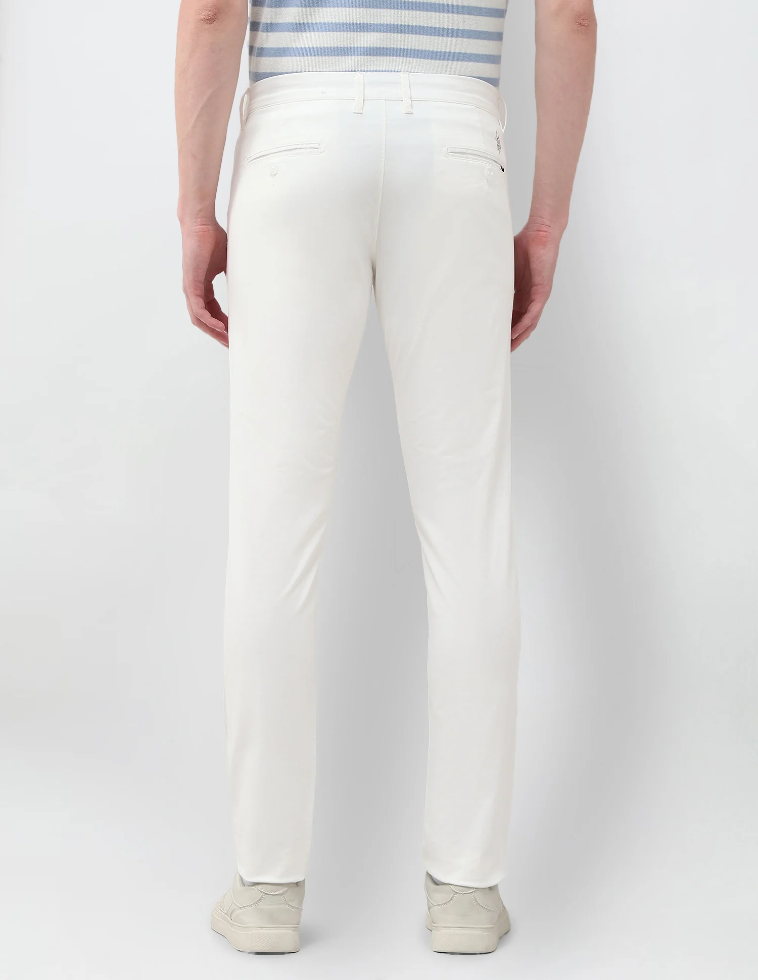 Denver Slim Fit Satin Trousers - Image 5