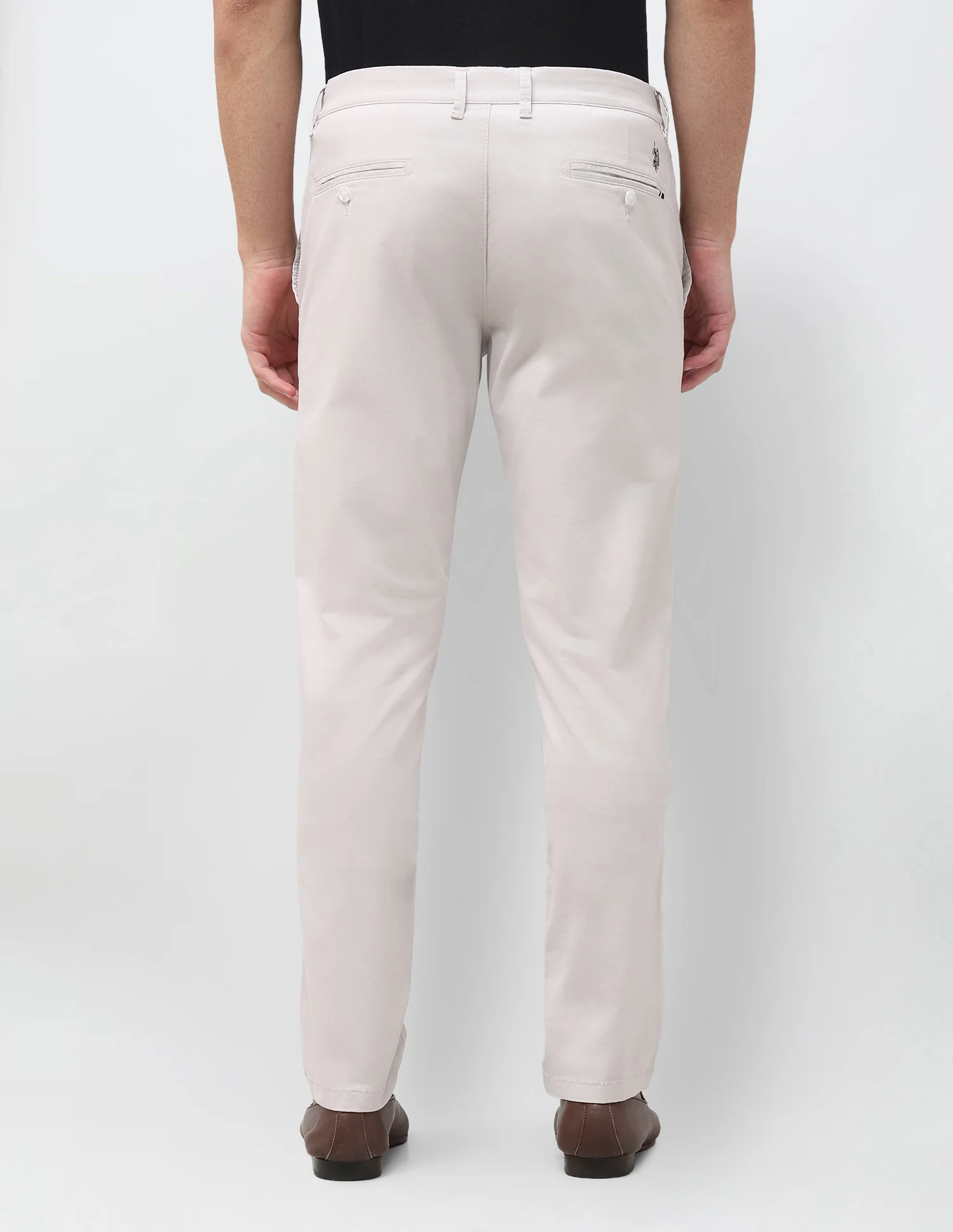 Denver Slim Fit Satin Trousers - Image 5
