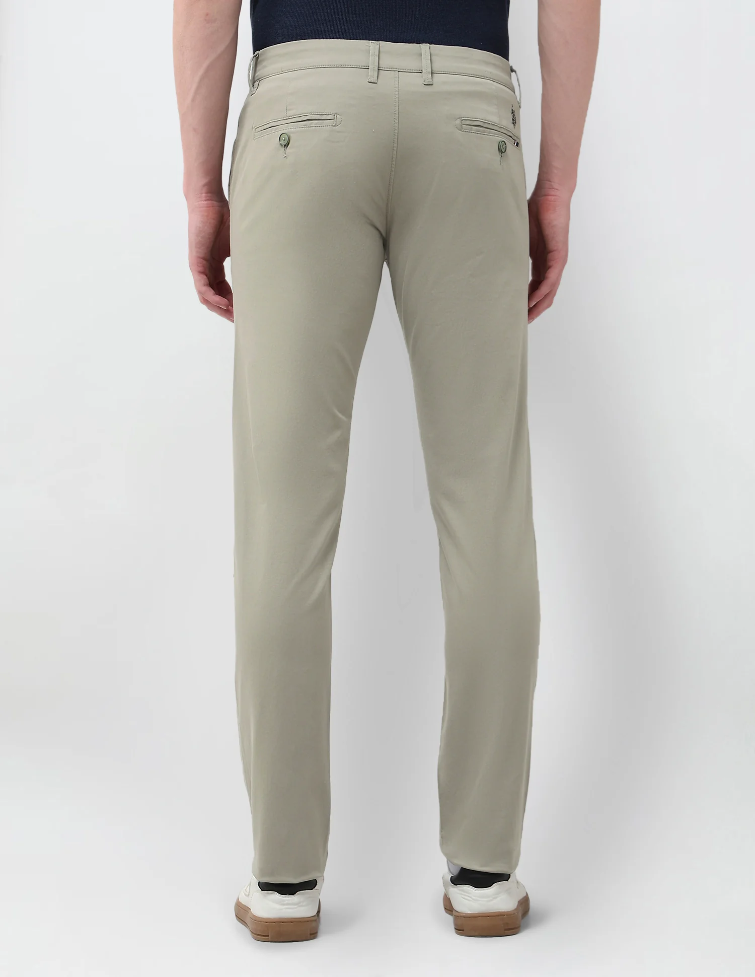 Denver Slim Fit Satin Trousers - Image 5