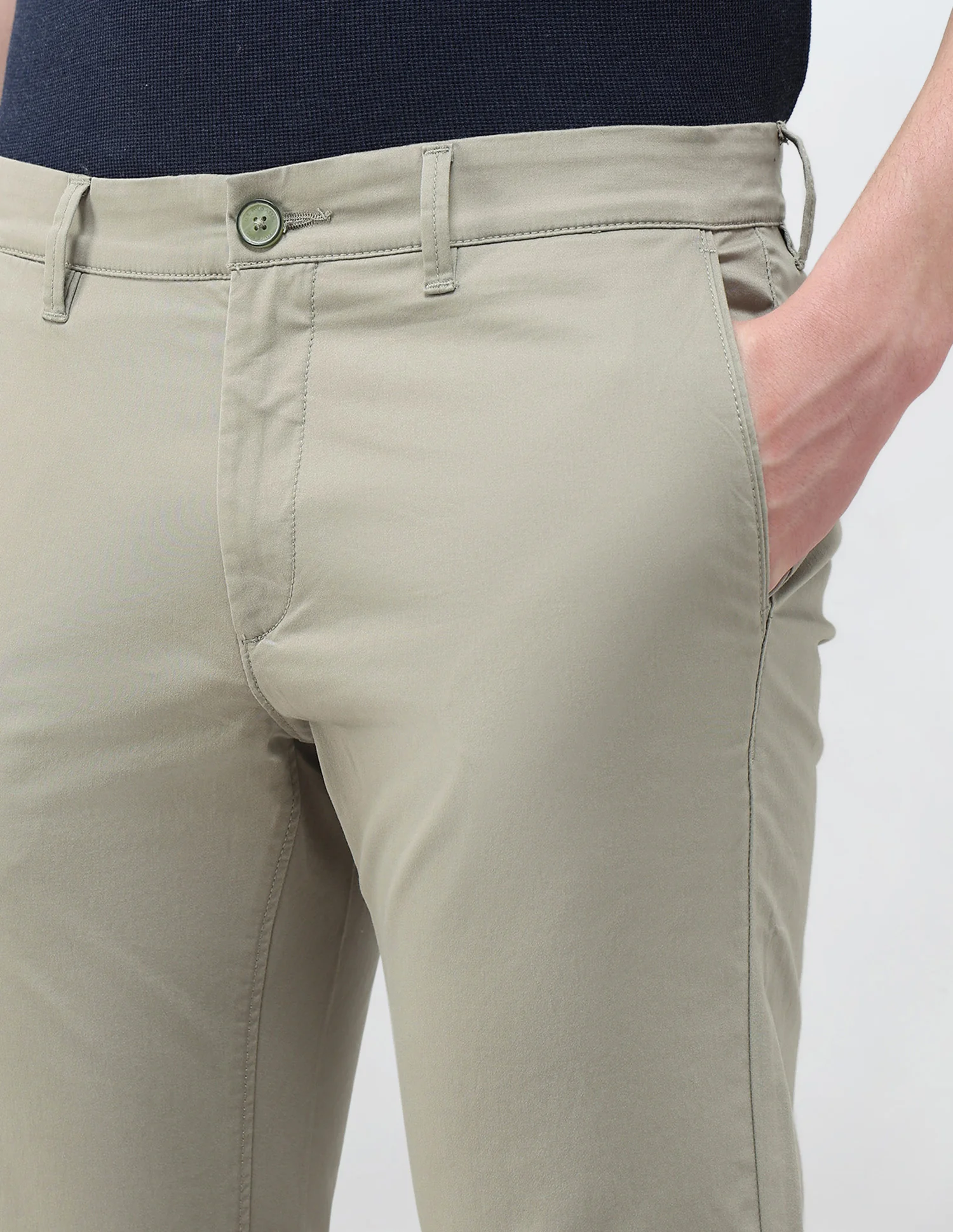 Denver Slim Fit Satin Trousers - Image 7