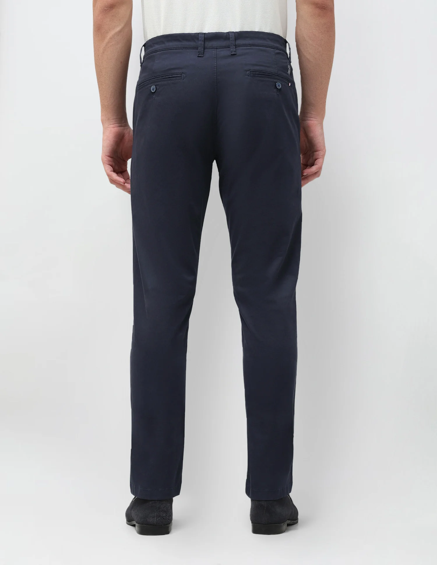 Denver Slim Fit Satin Trousers - Image 5