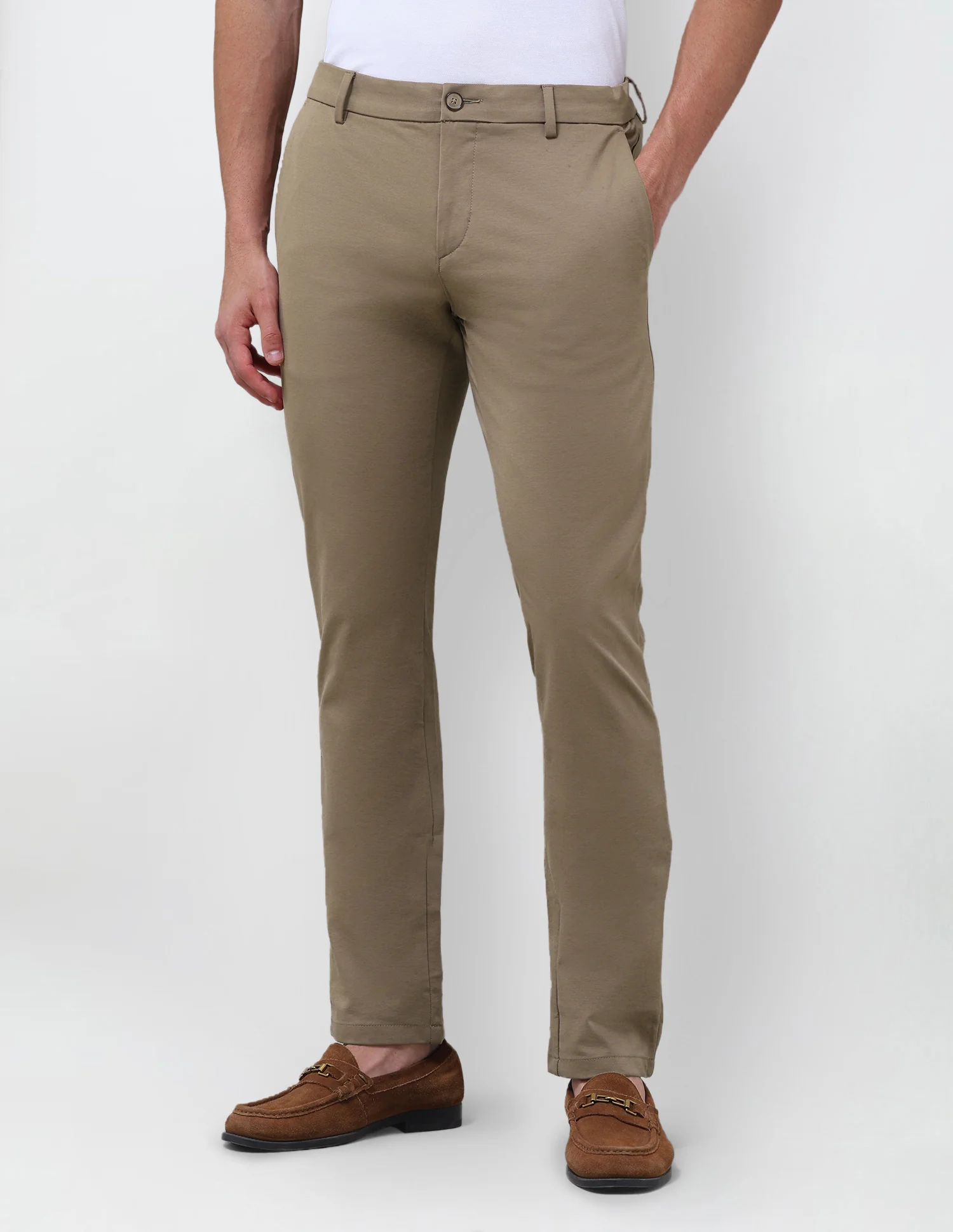 Denver Slim Fit Satin Trousers - Image 4