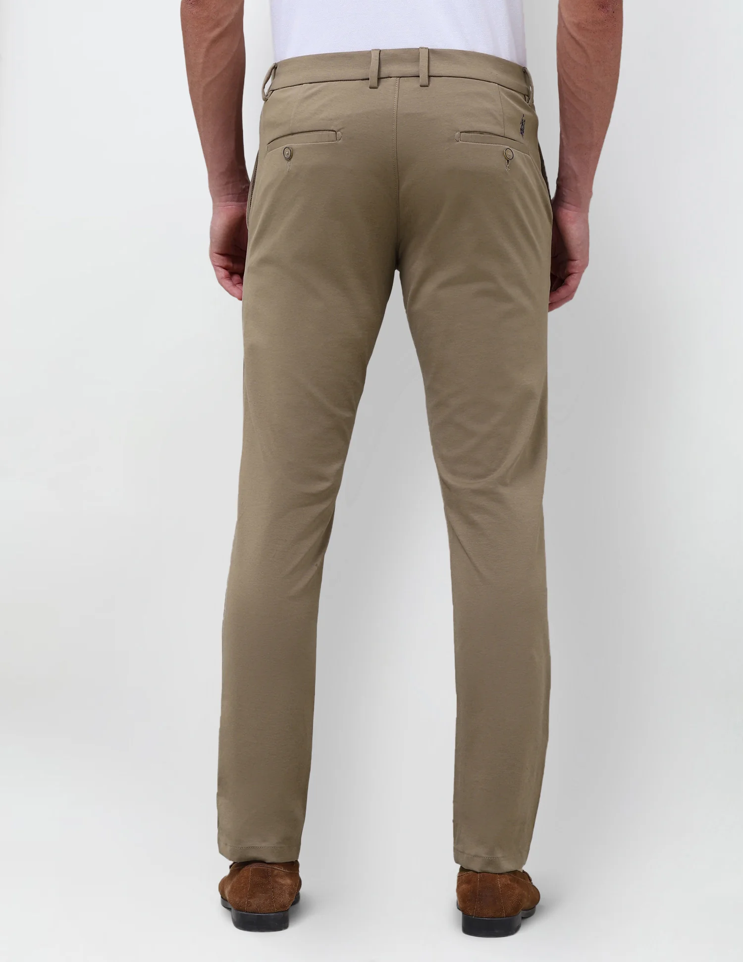 Denver Slim Fit Satin Trousers - Image 5