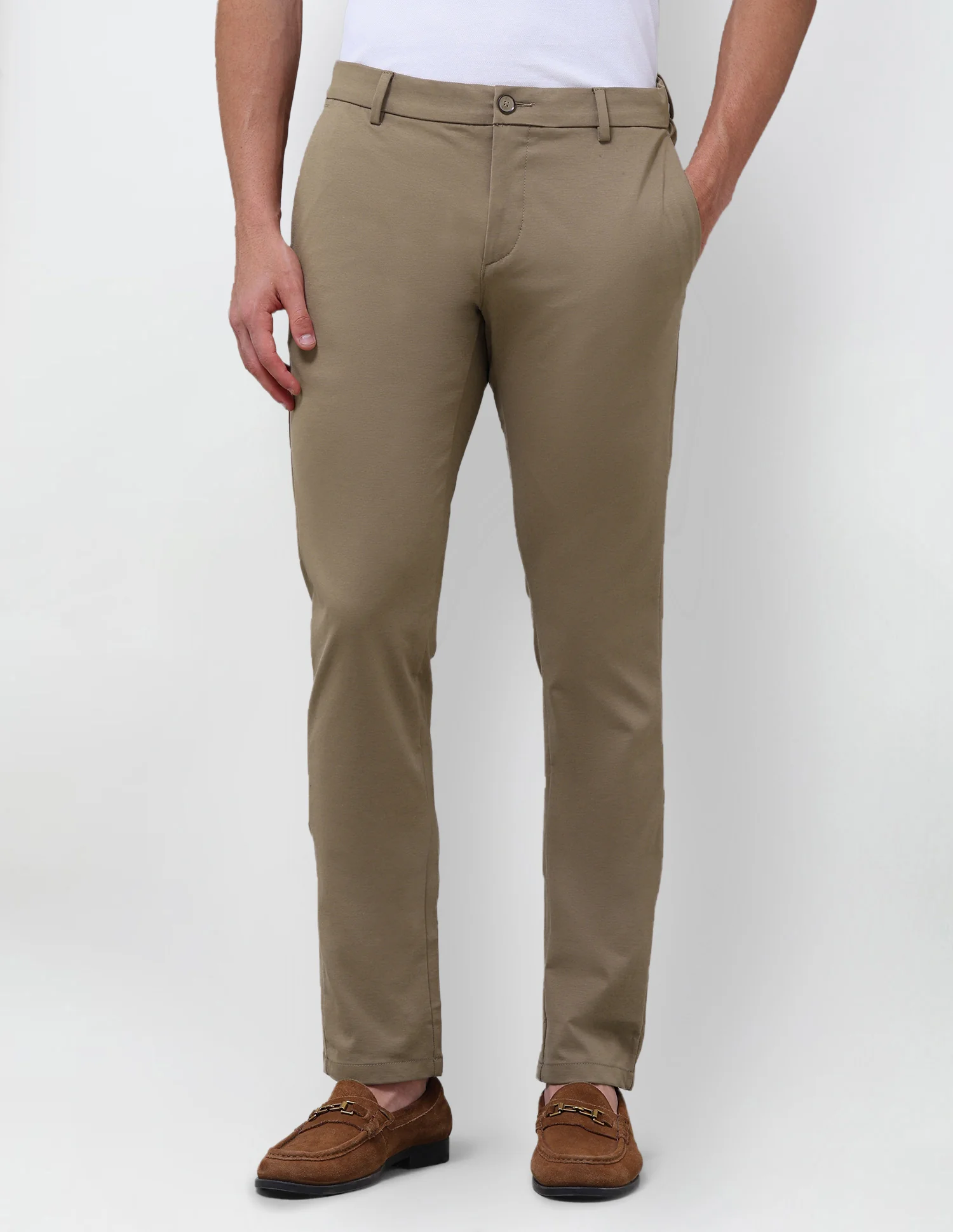 Denver Slim Fit Satin Trousers - Image 6