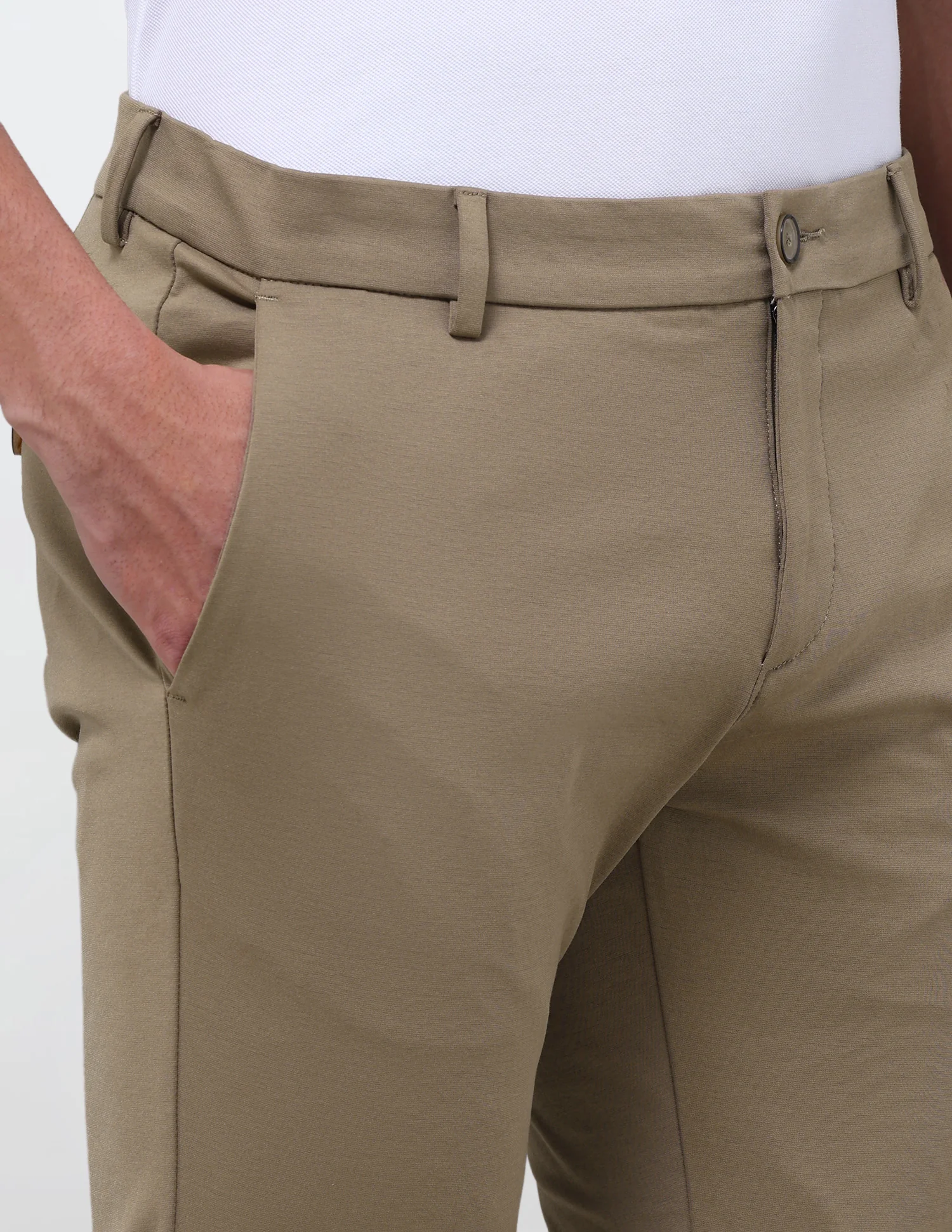Denver Slim Fit Satin Trousers - Image 7
