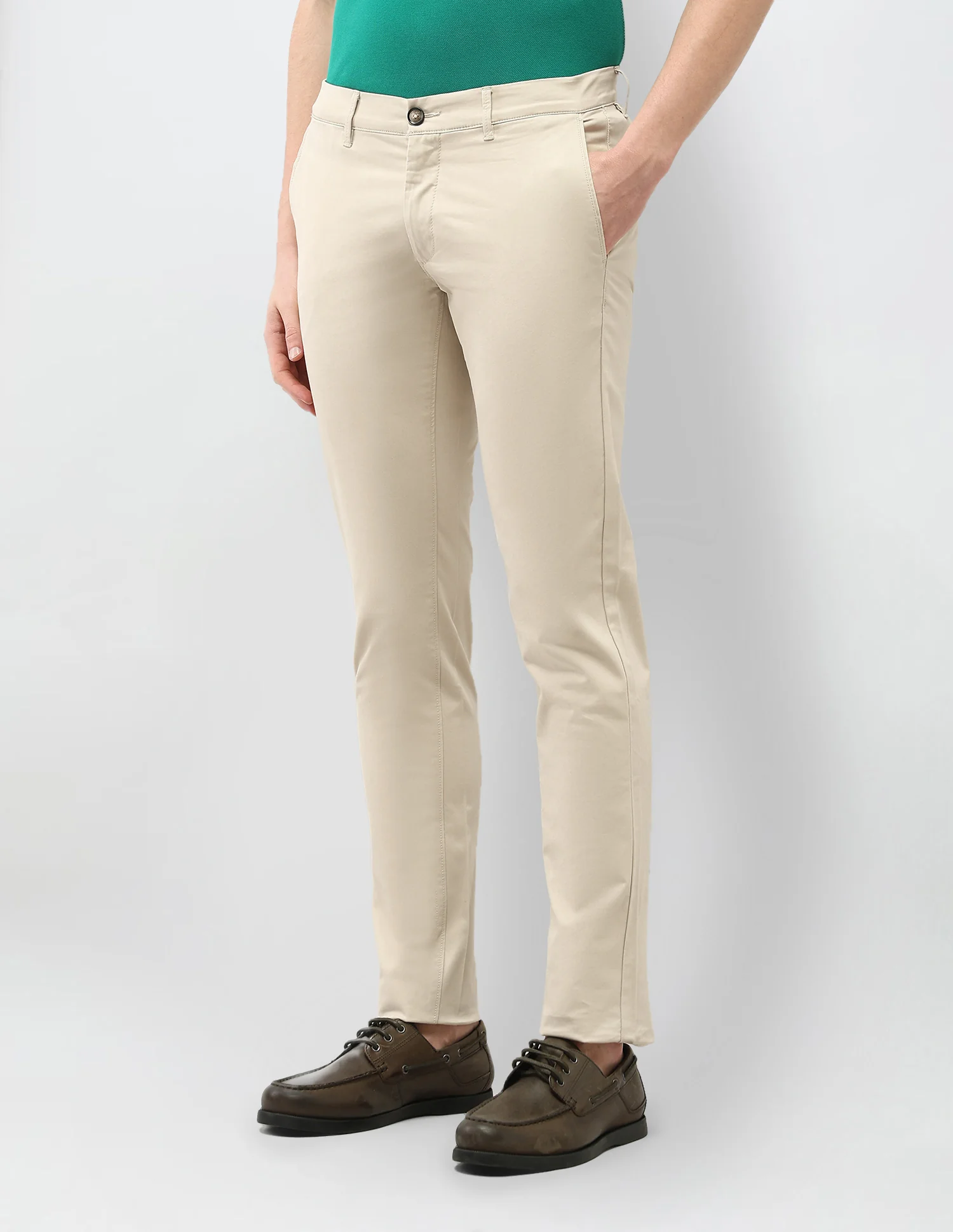 Denver Slim Fit Satin Trousers - Image 4