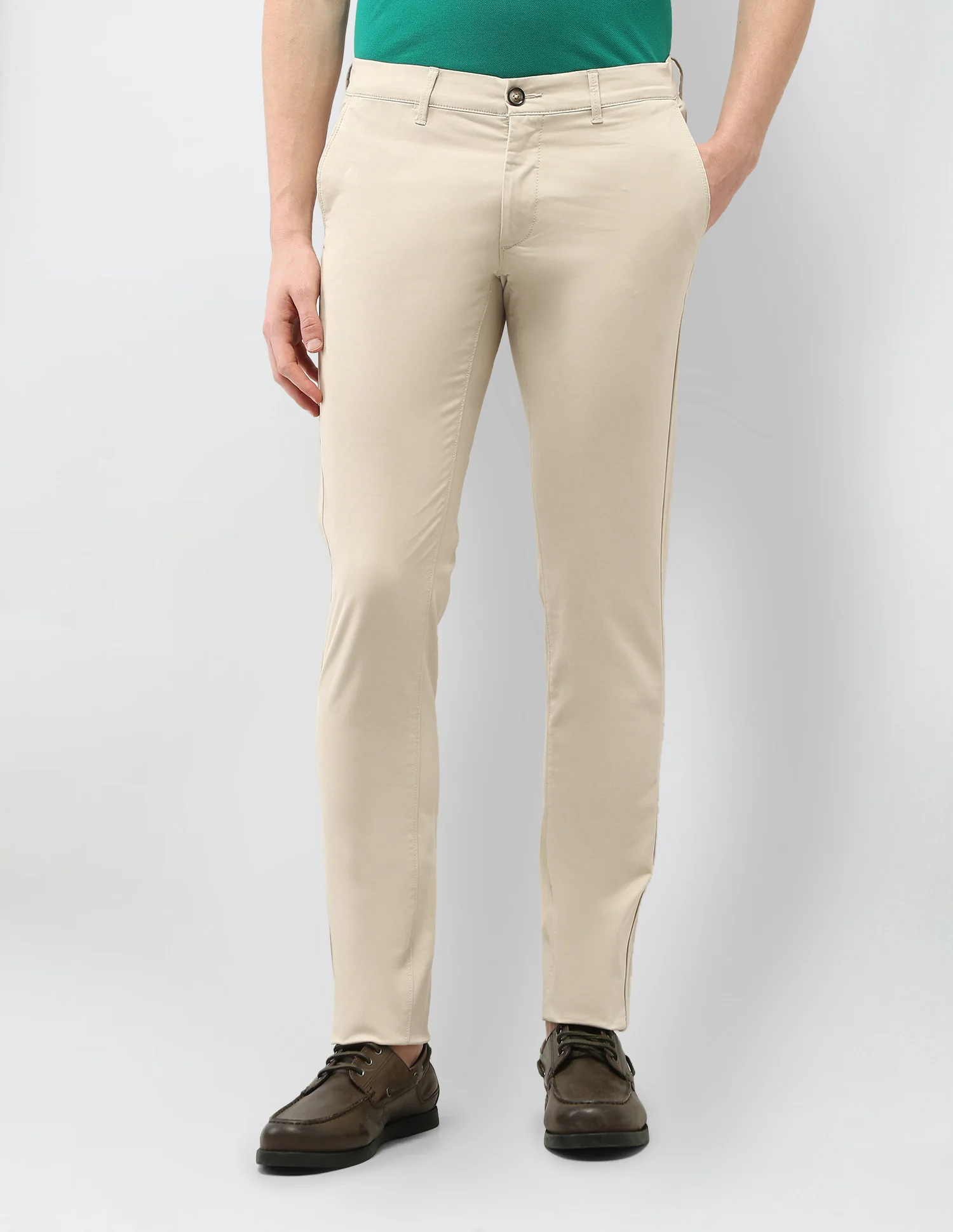 Denver Slim Fit Satin Trousers - Image 6
