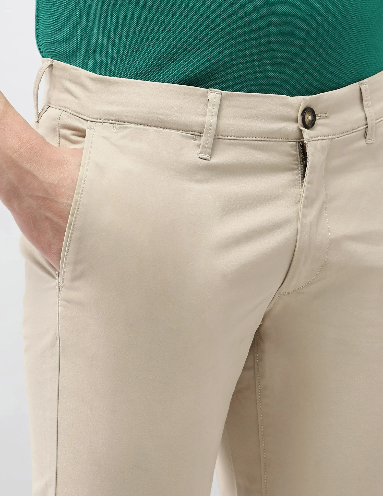 Denver Slim Fit Satin Trousers - Image 7